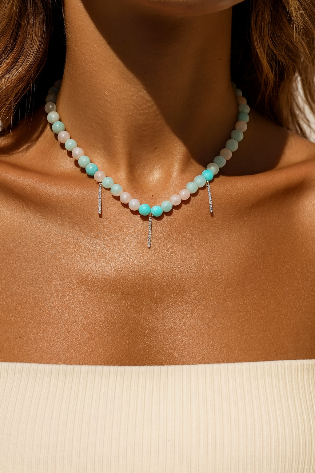 Pastel Bead Choker