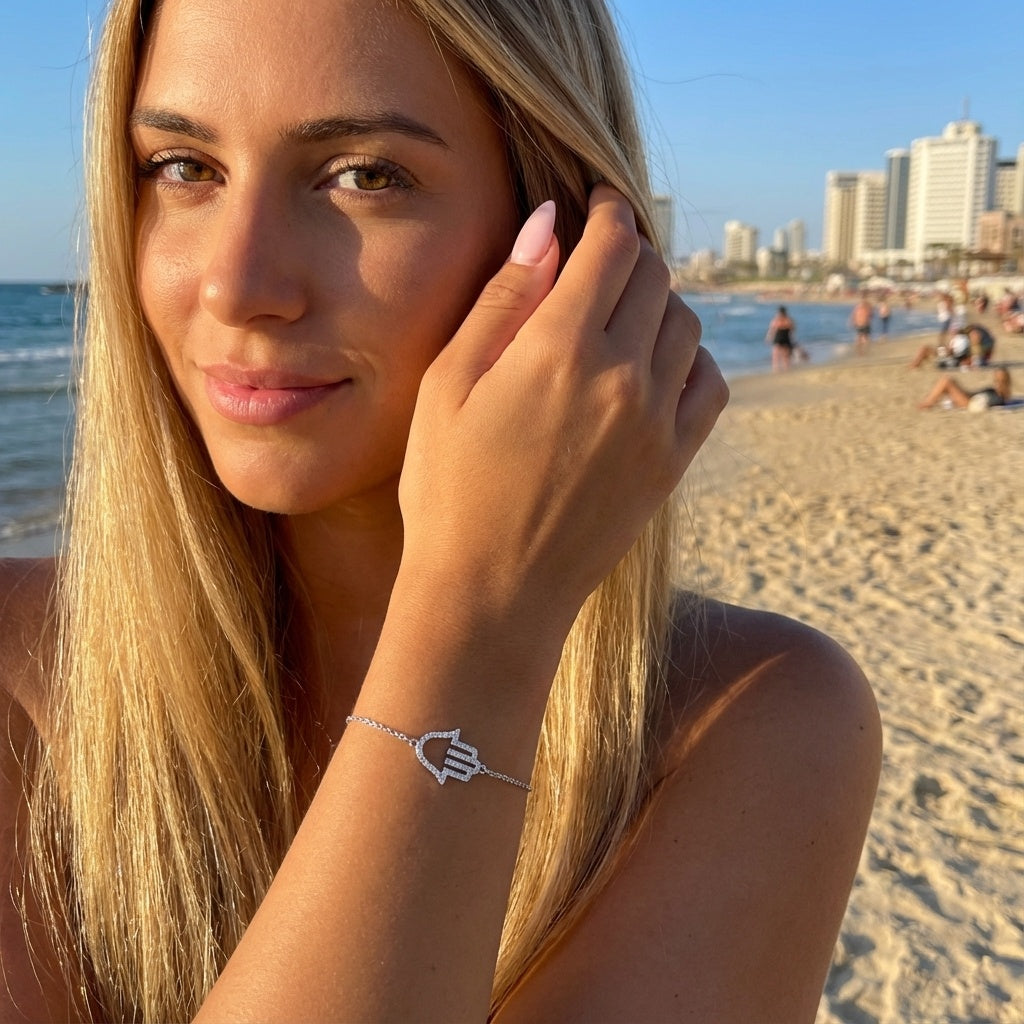Hamsa bracelet