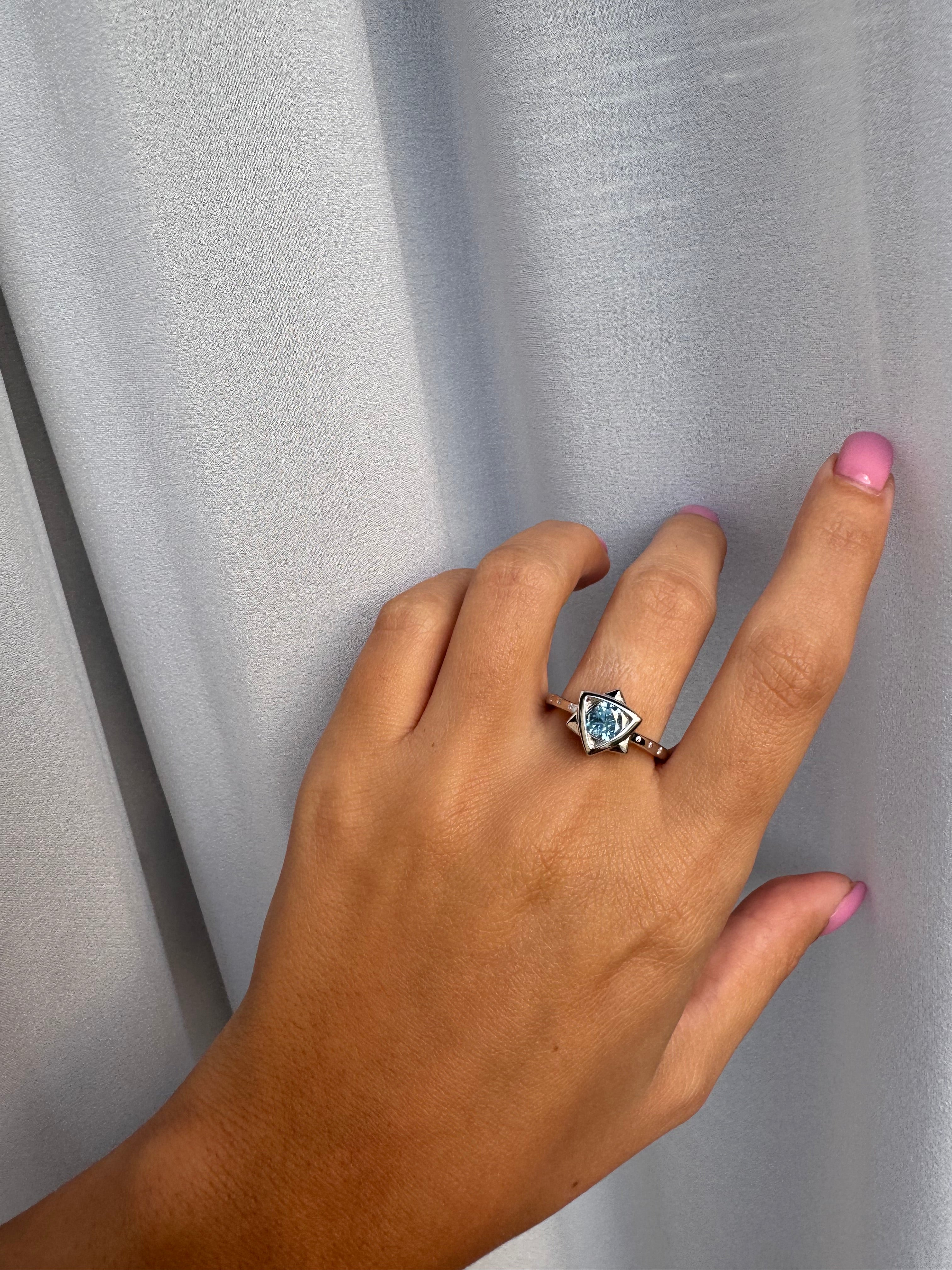 Blue Ocean Magen David ring.