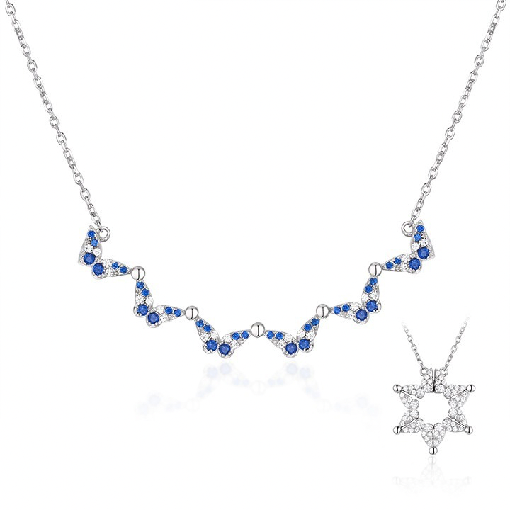 Double-Sided Butterfly Star of David