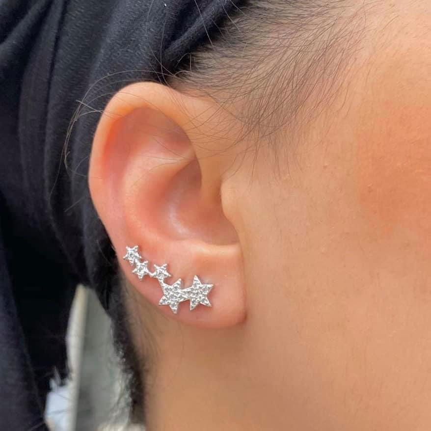 Star climber earring.
