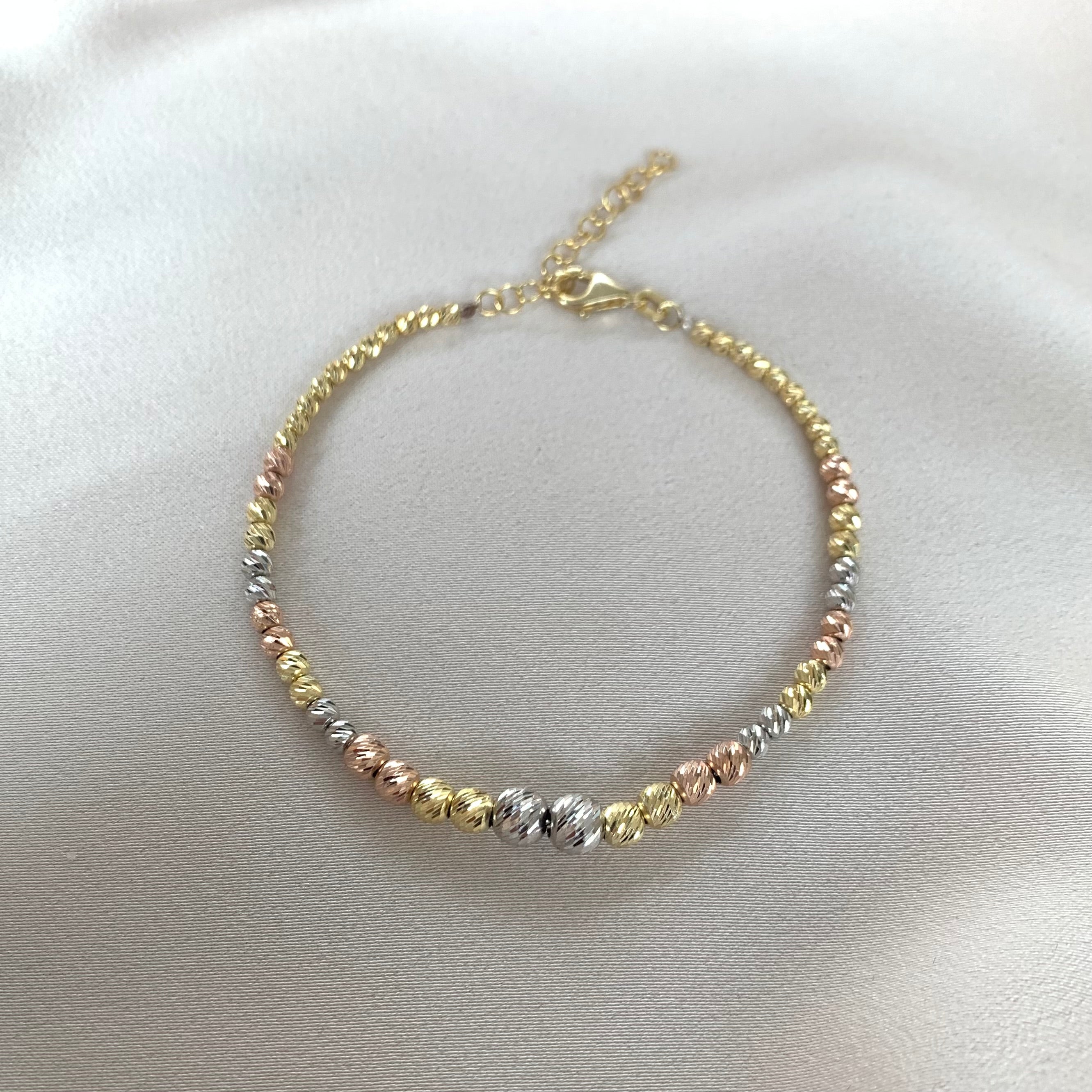 Laser Bead Bracelet - Three Colors