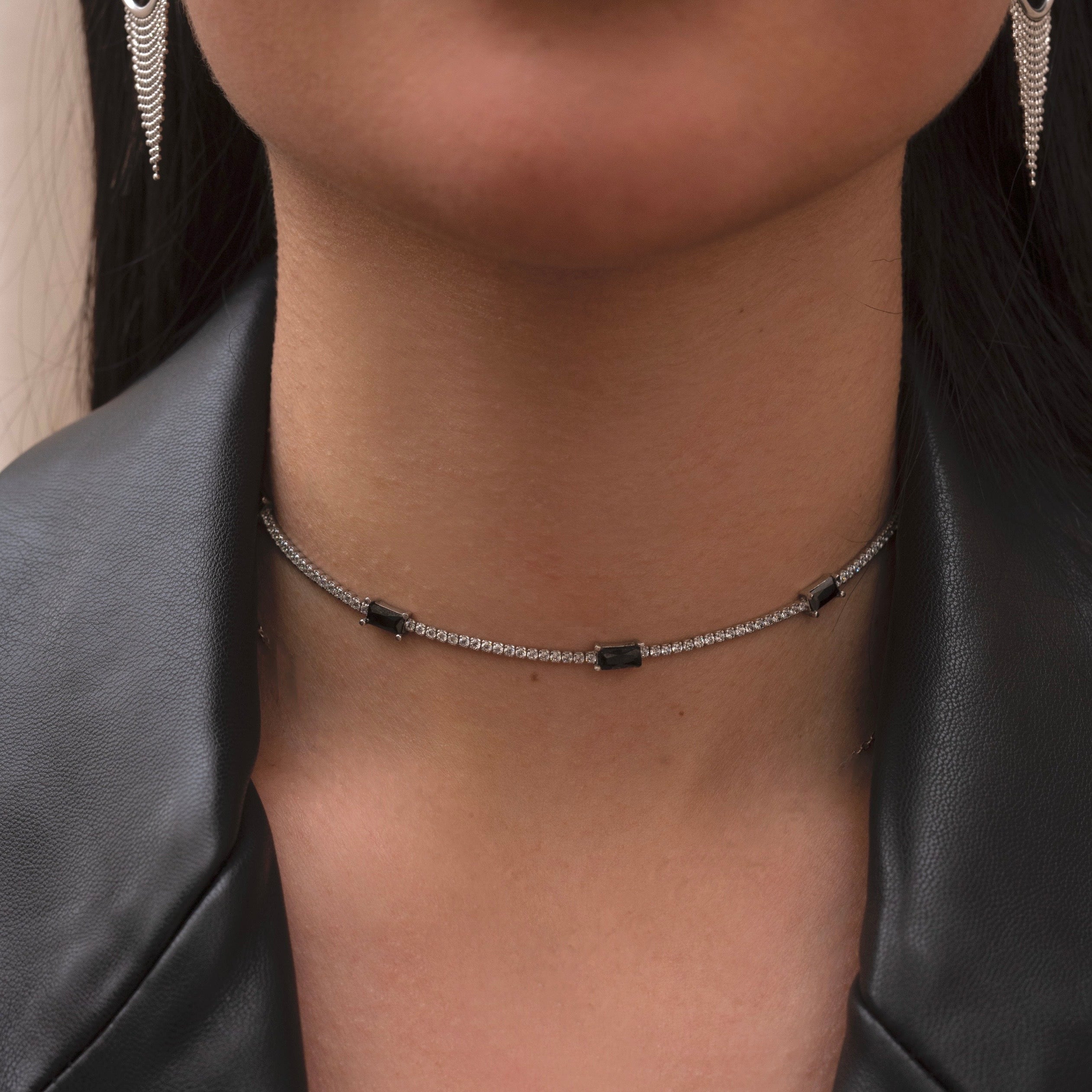 Tennis Choker Necklace