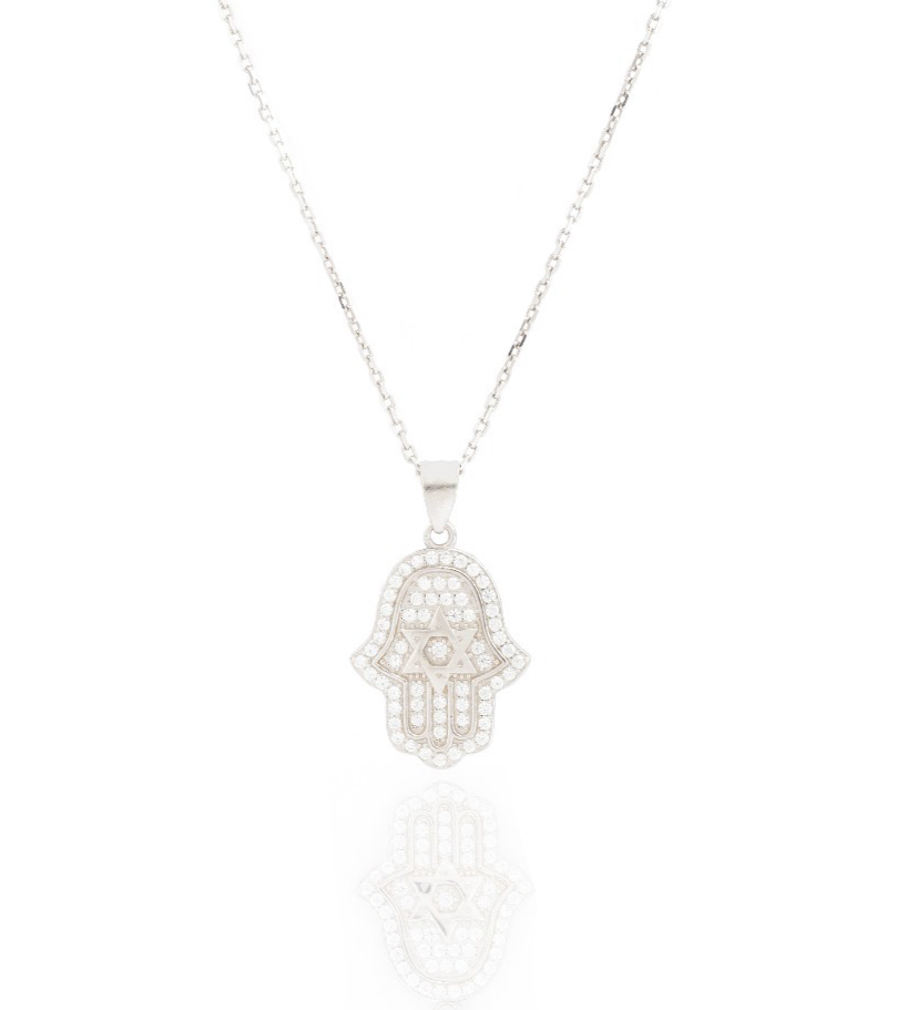 Magen David Hamsa Necklace