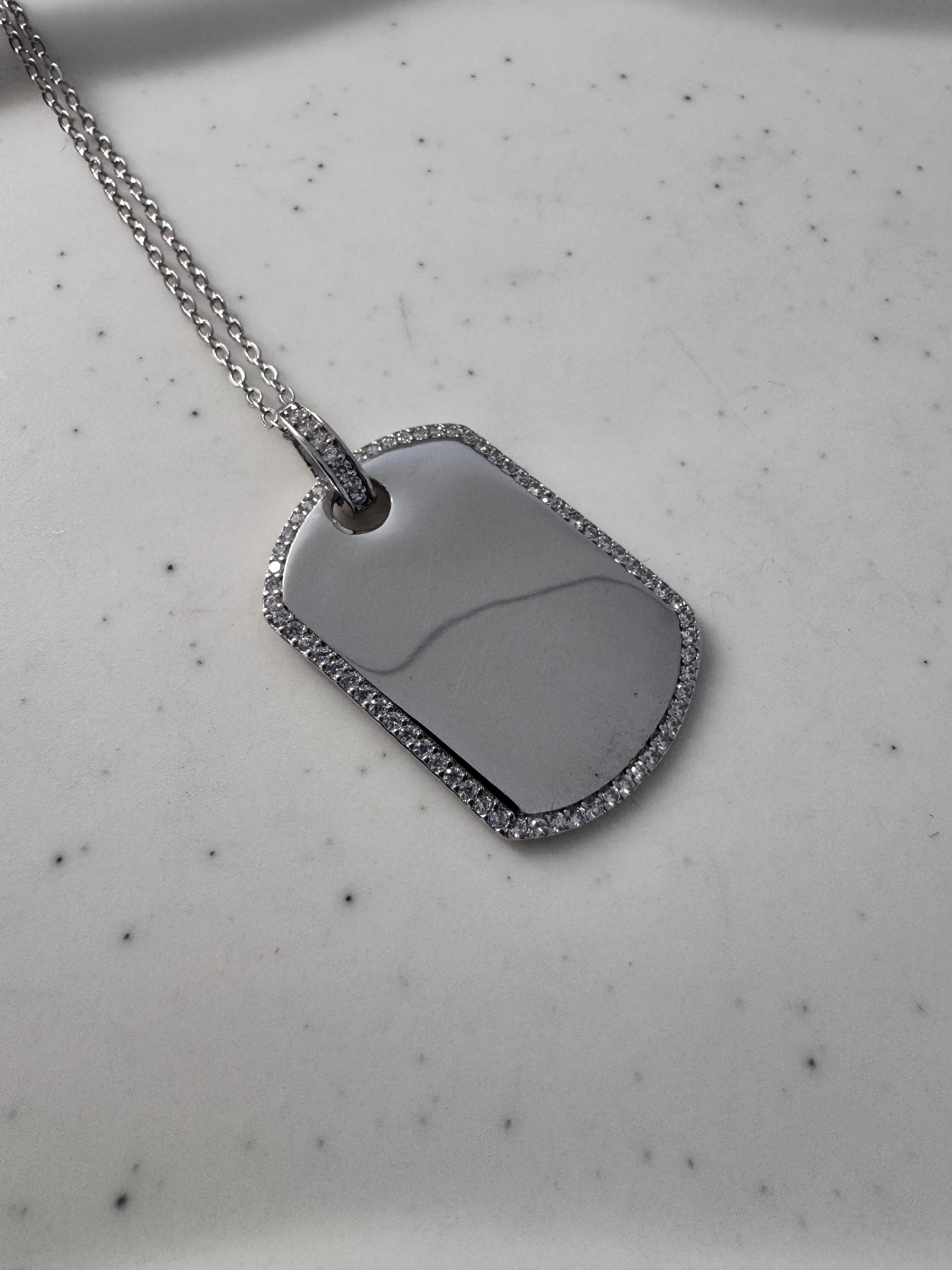 Disc Pendant Necklace