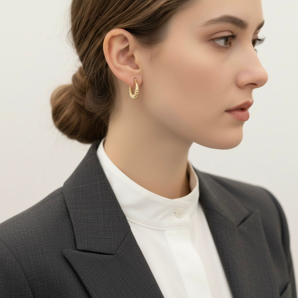 Arya Hoops Earrrings