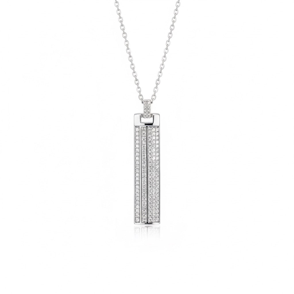 Rectangular Pendant Necklace