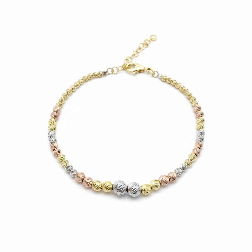 Laser Bead Bracelet - Three Colors