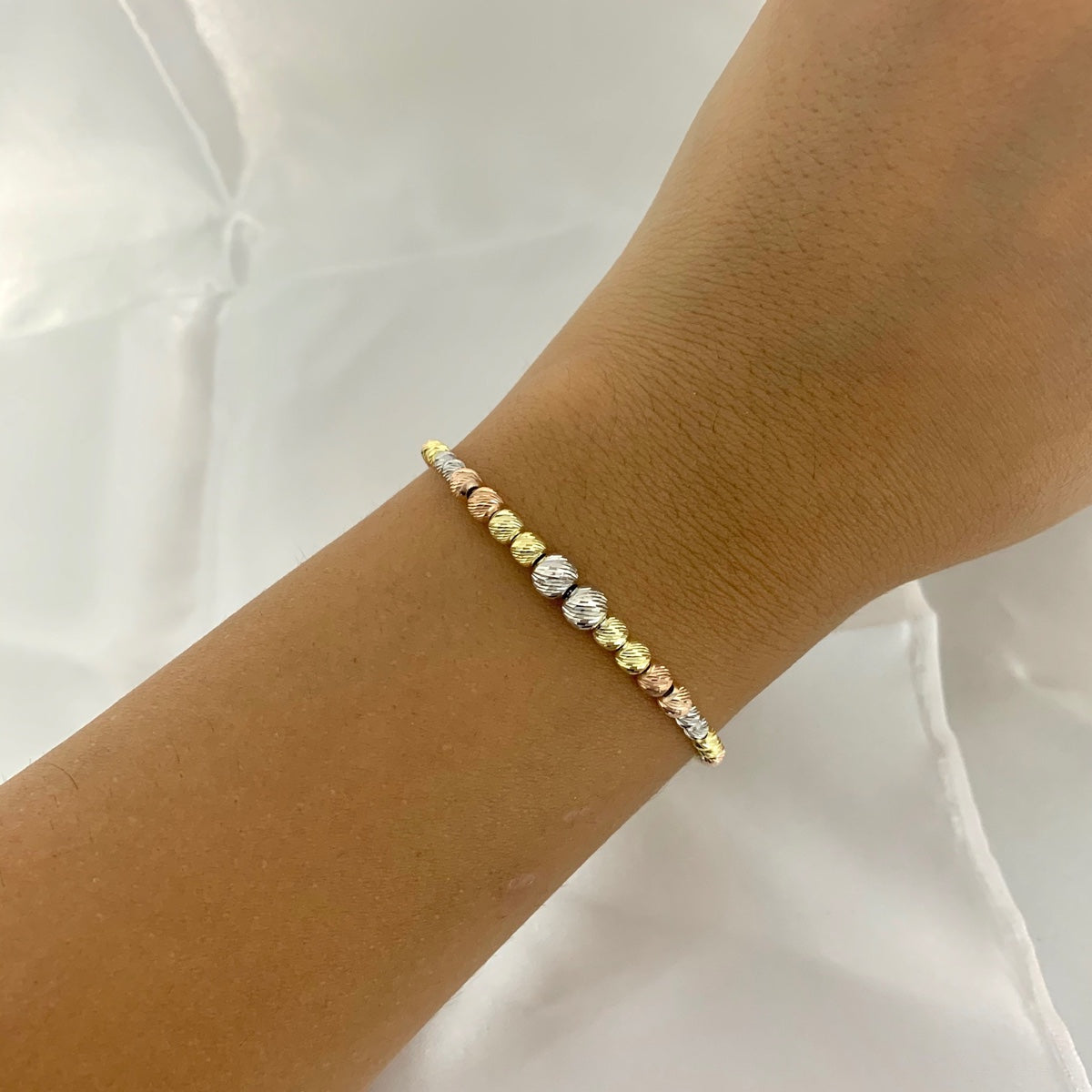 Laser Bead Bracelet - Three Colors