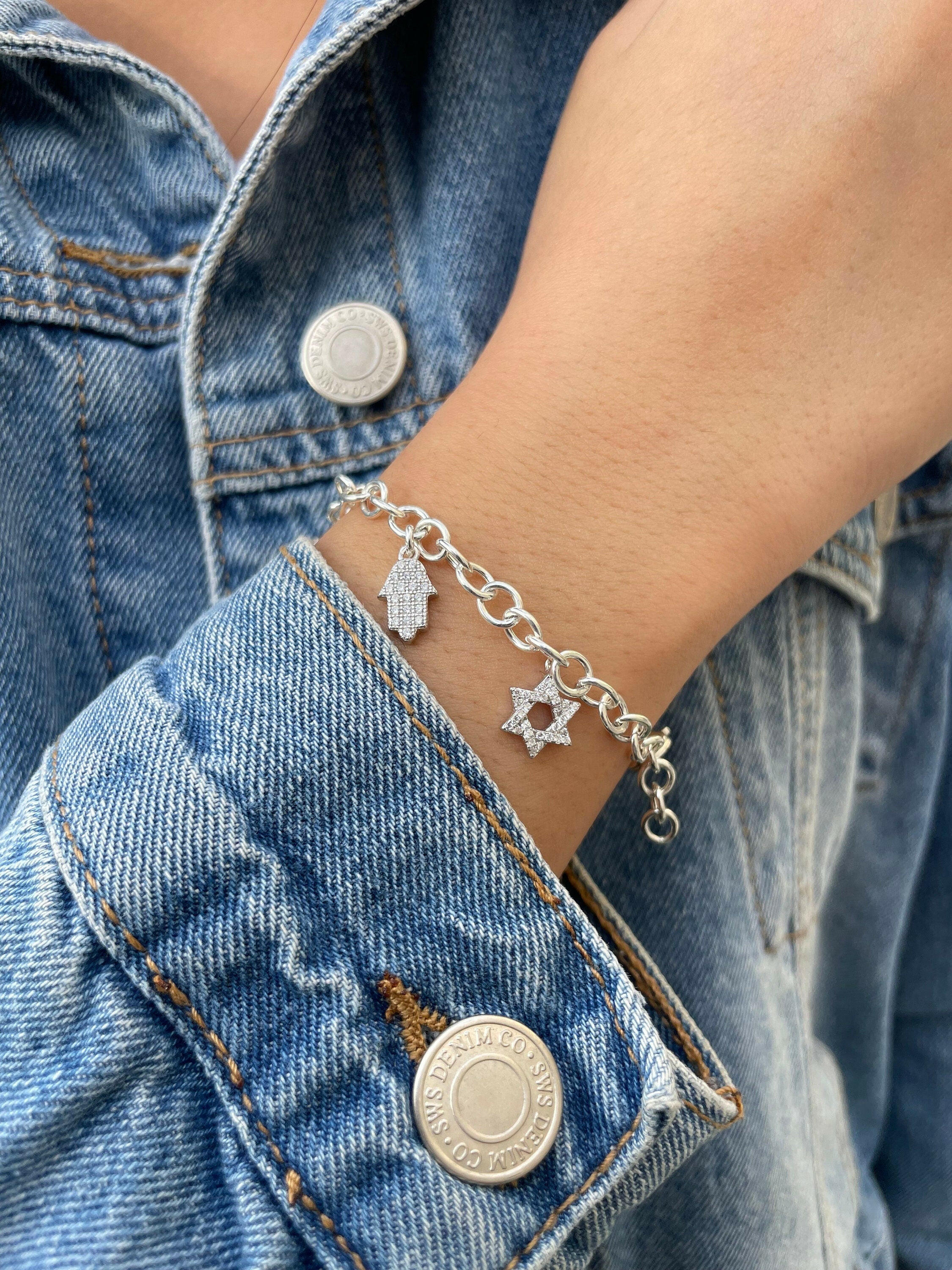 Israel pendant bracelet