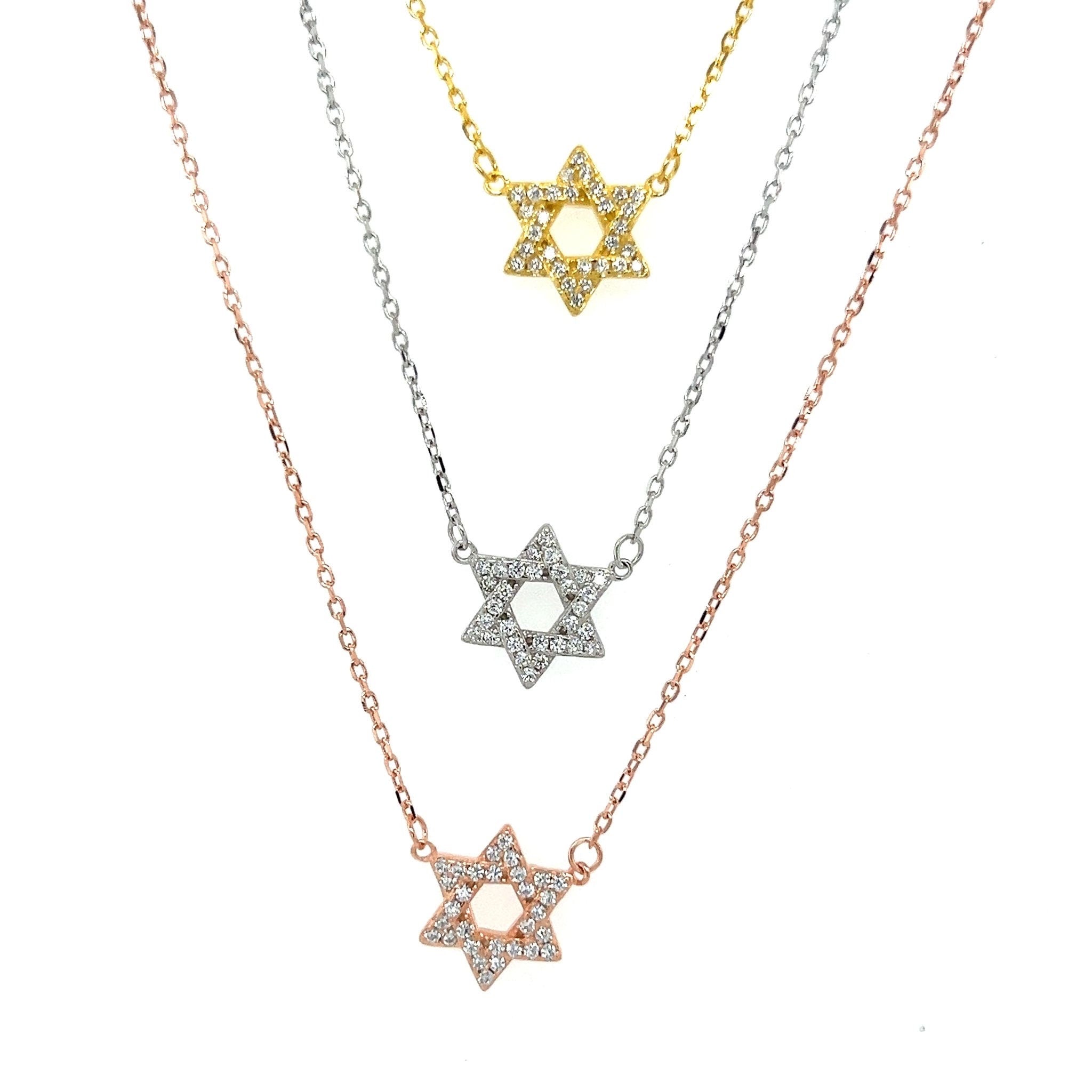 Mini Star of David Pendant necklace