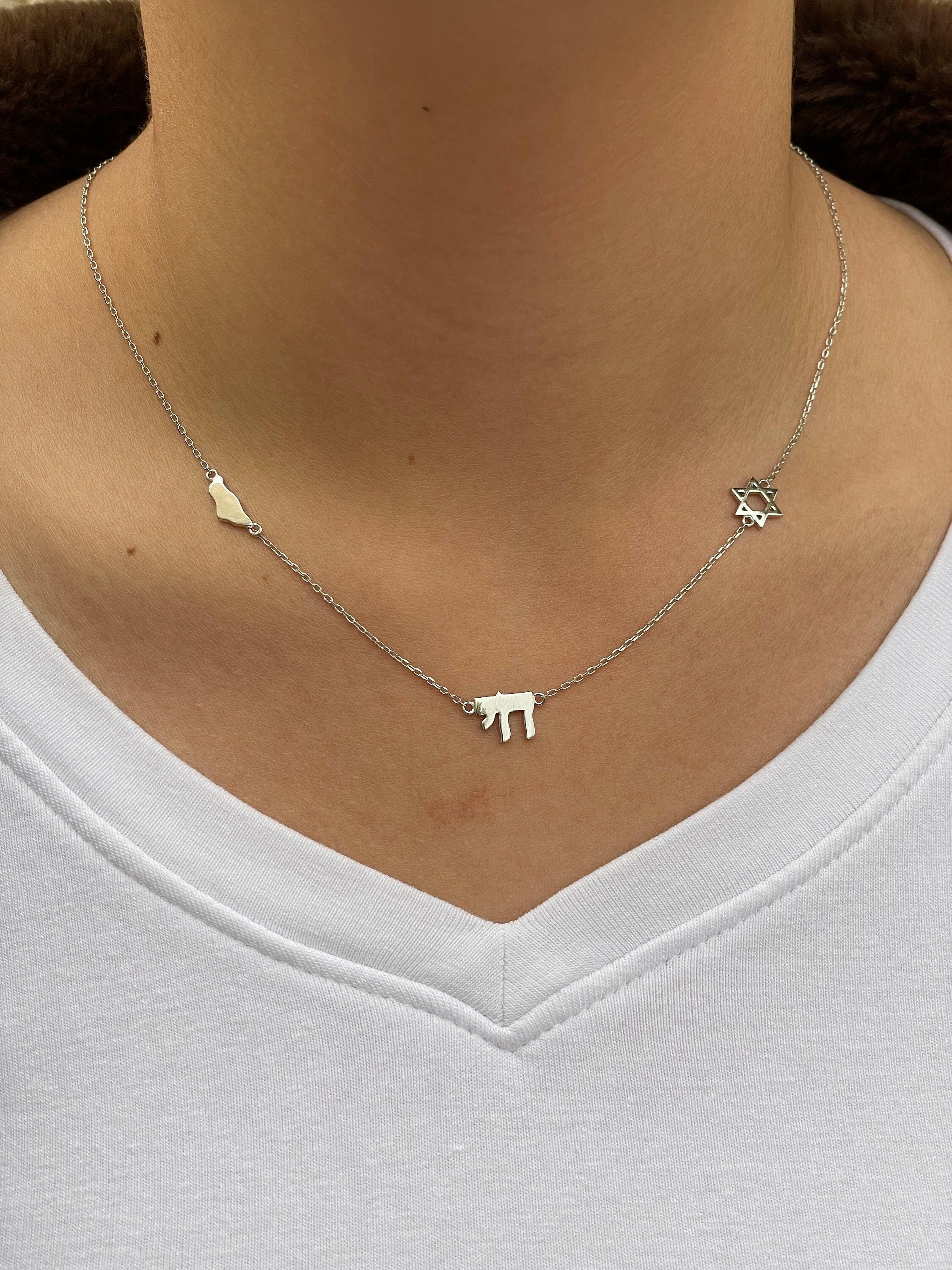 Kfir necklace Israel symbols
