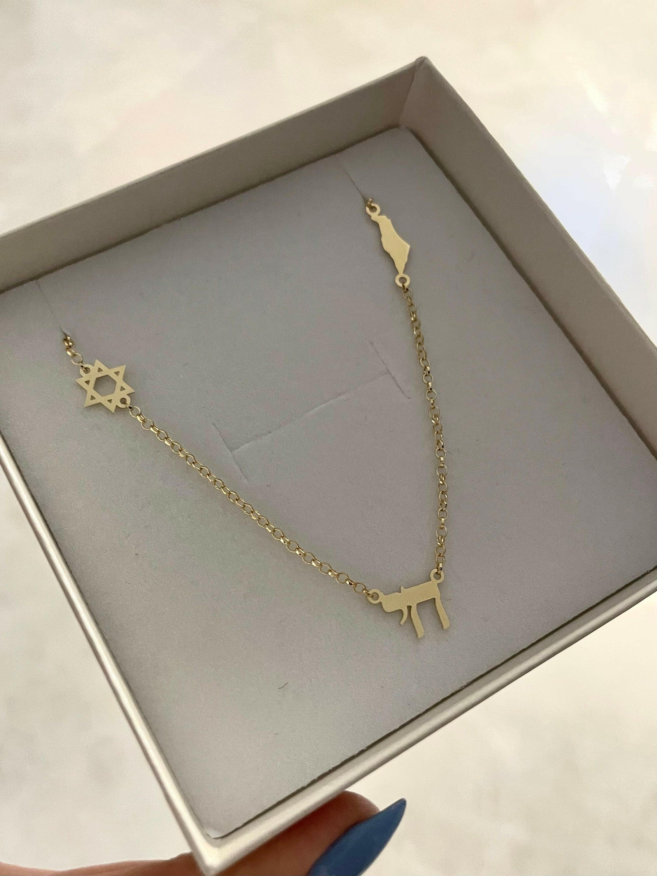 Kfir necklace Israel symbols