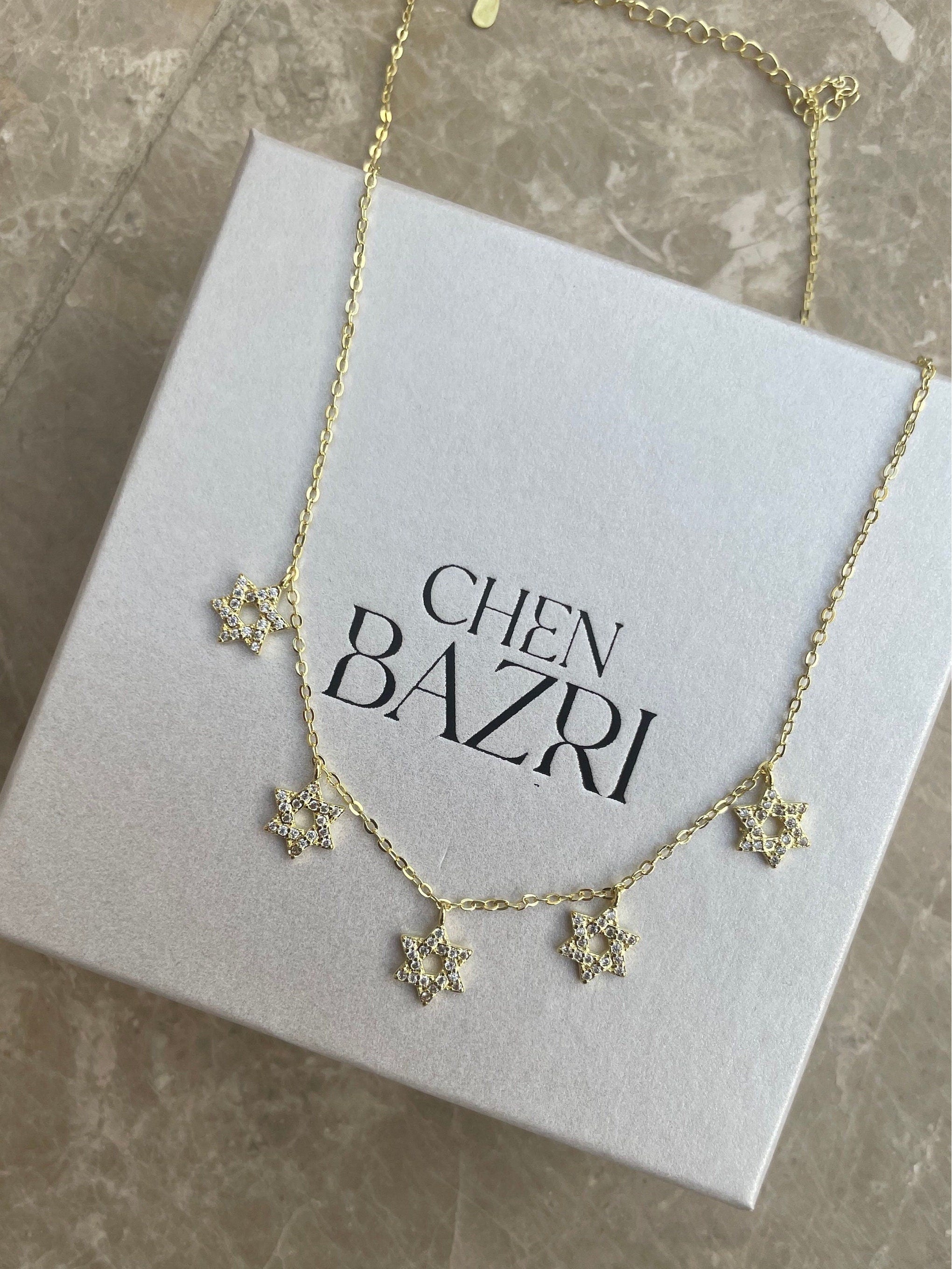 Necklace of 5 Magen David