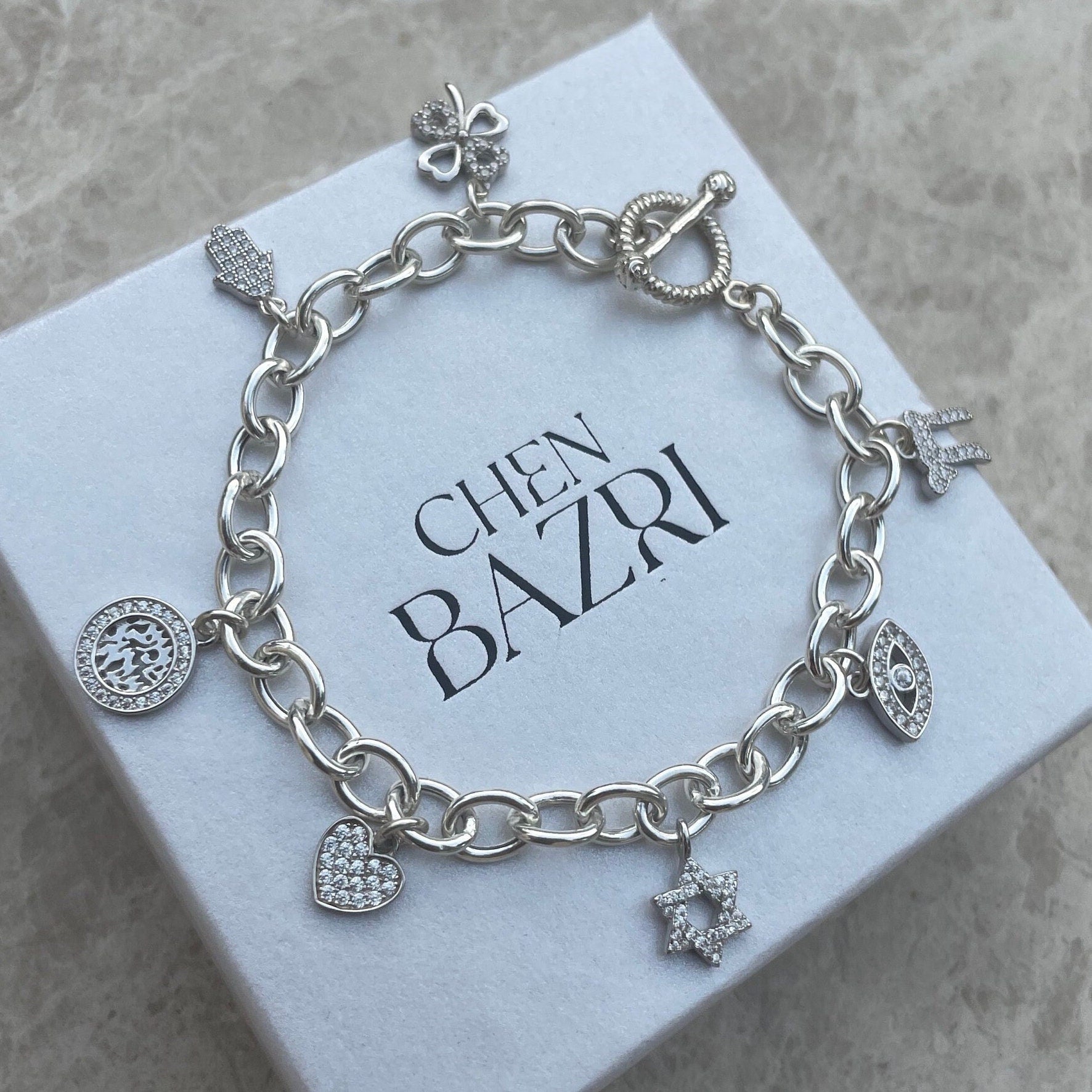 Israeli pendant bracelet