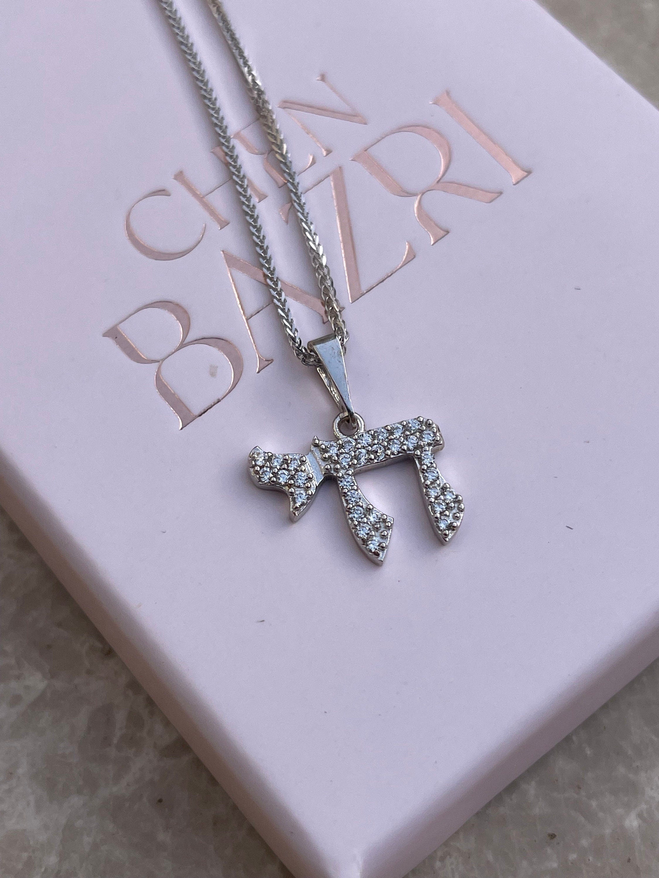 Tiny “Chai” necklace, Jewish Symbol Pendant