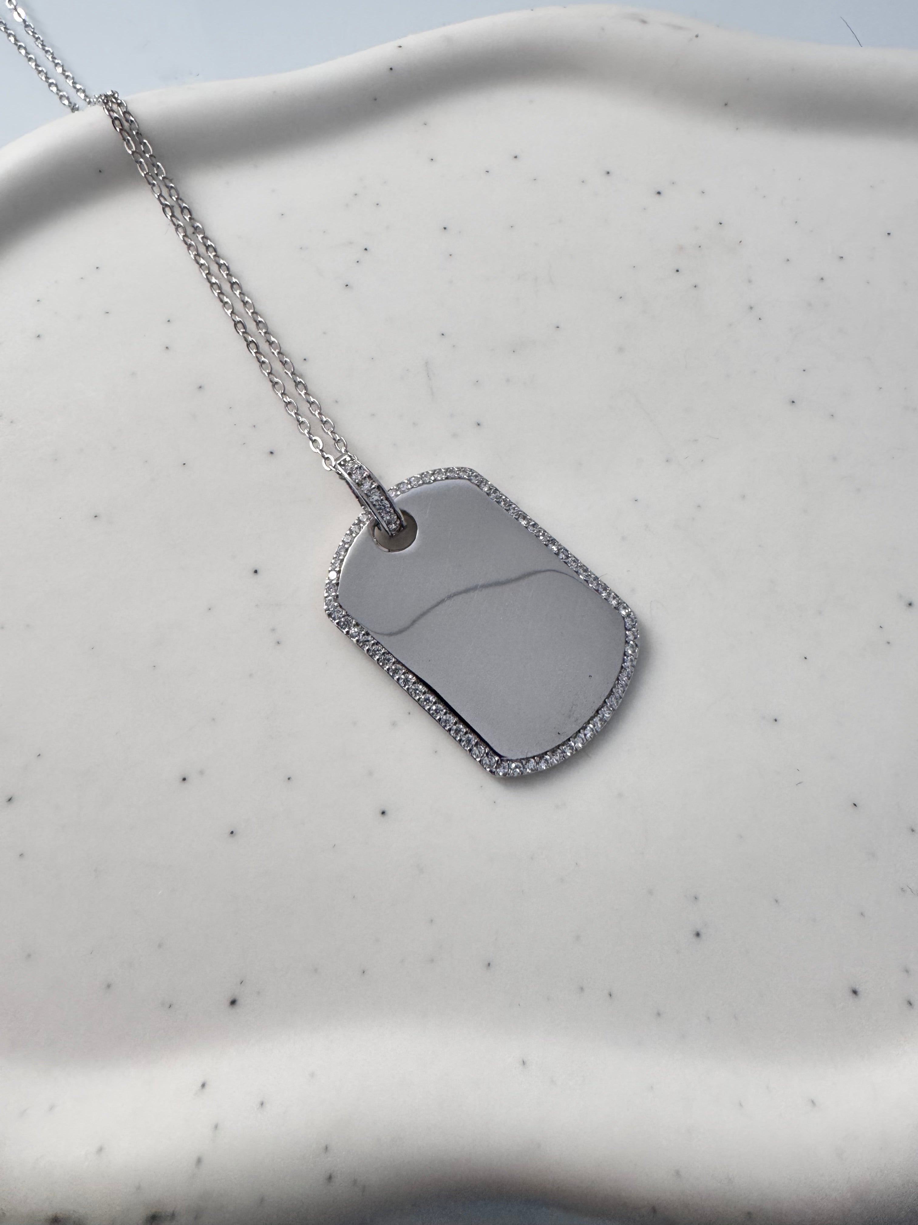 Disc Pendant Necklace