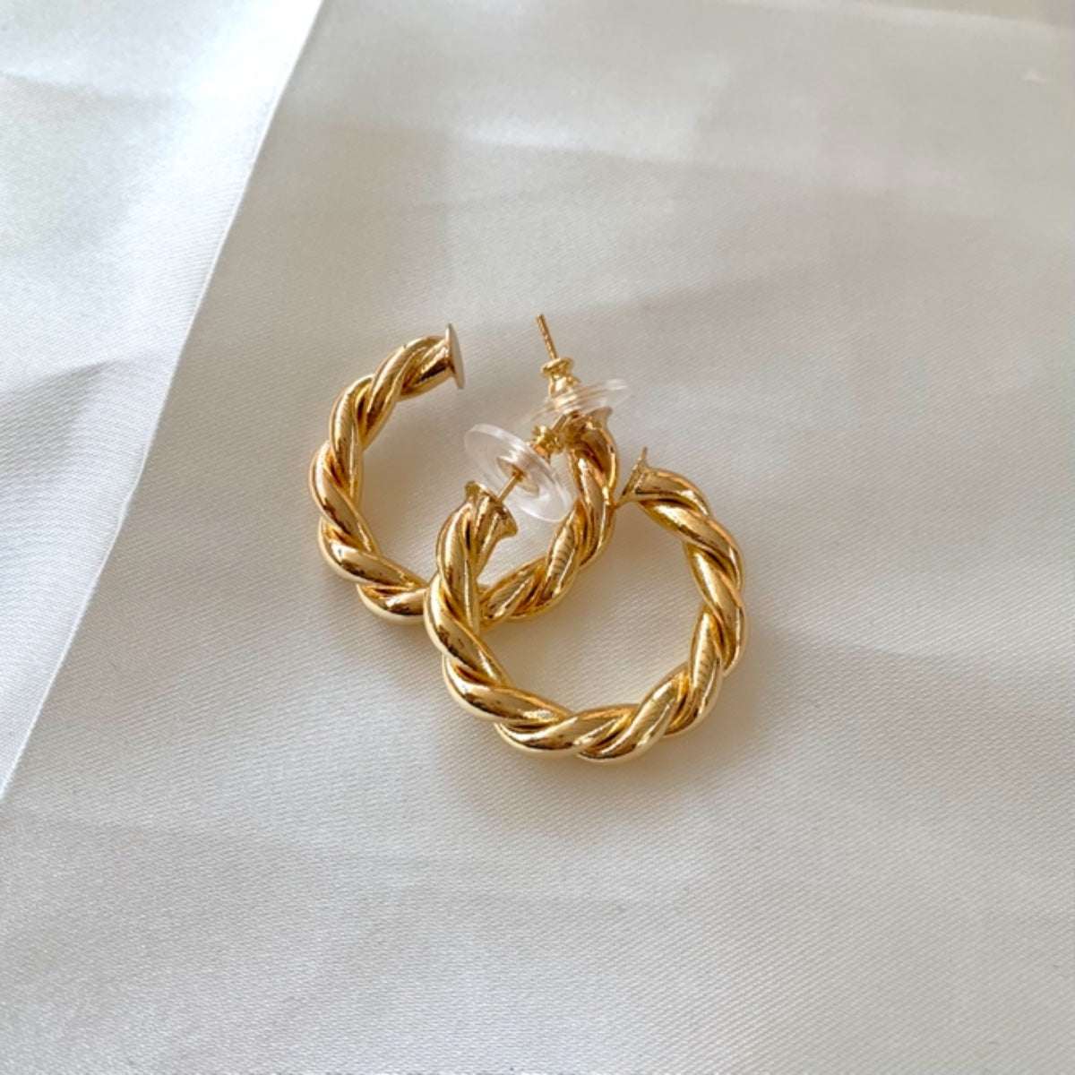 Wrapped Hoop Earrings