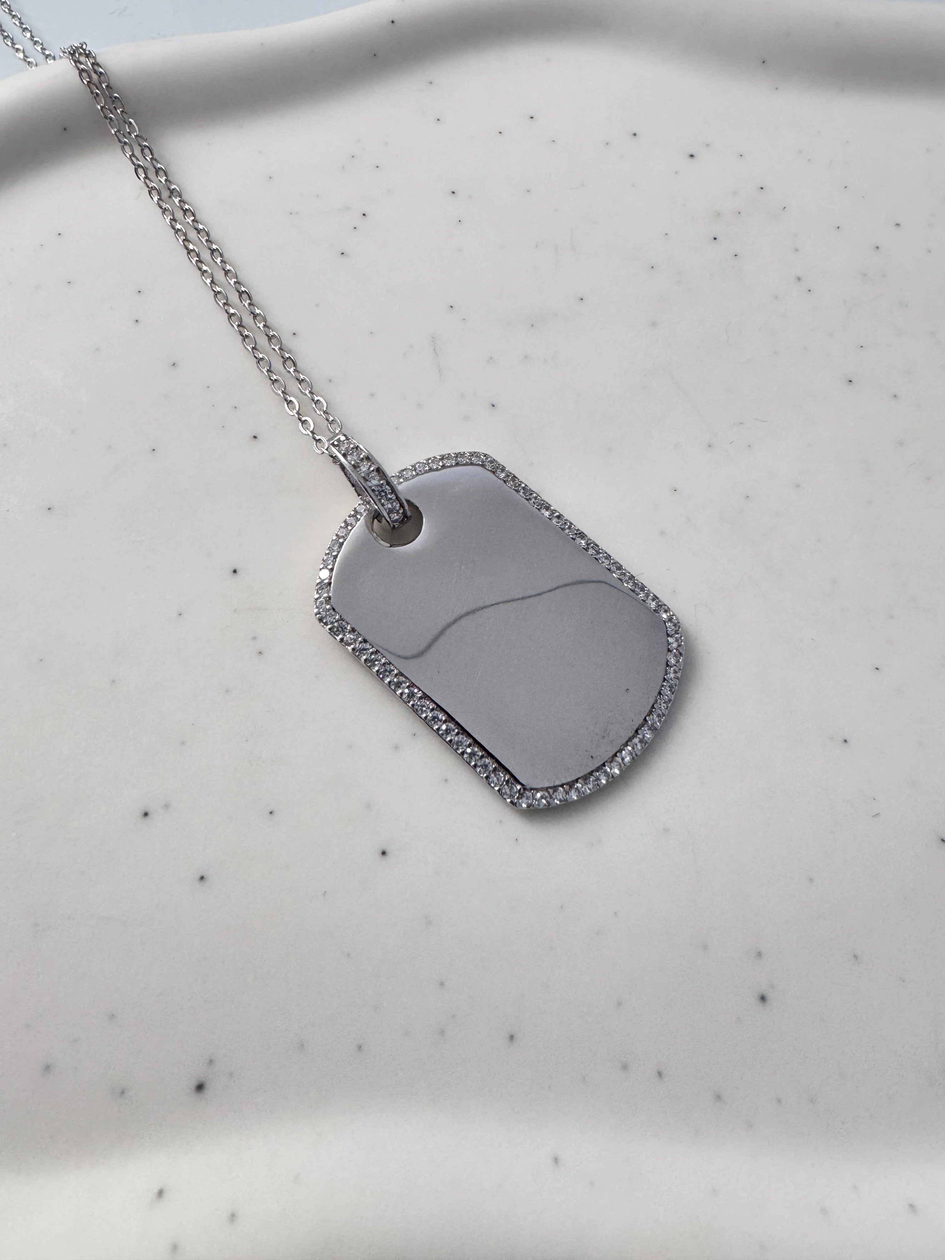 Disc Pendant Necklace