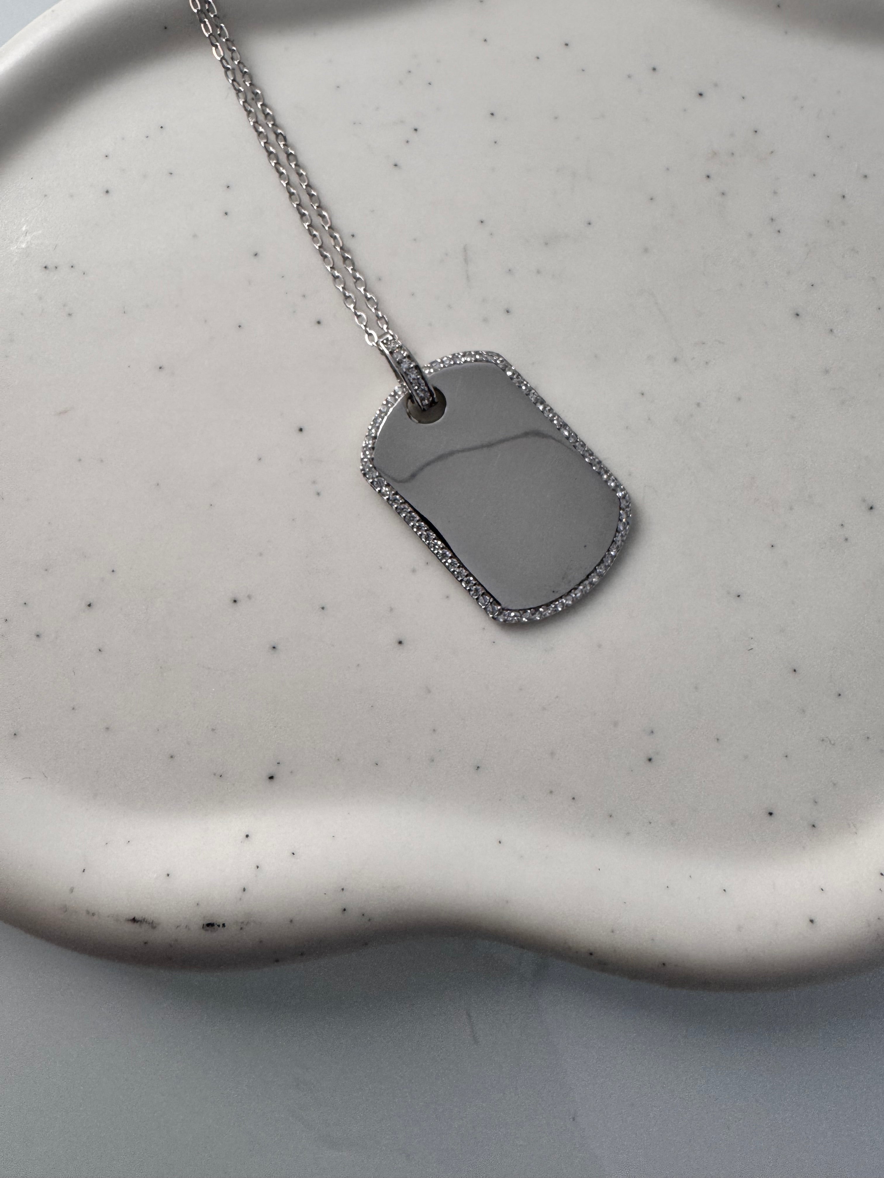 Disc Pendant Necklace