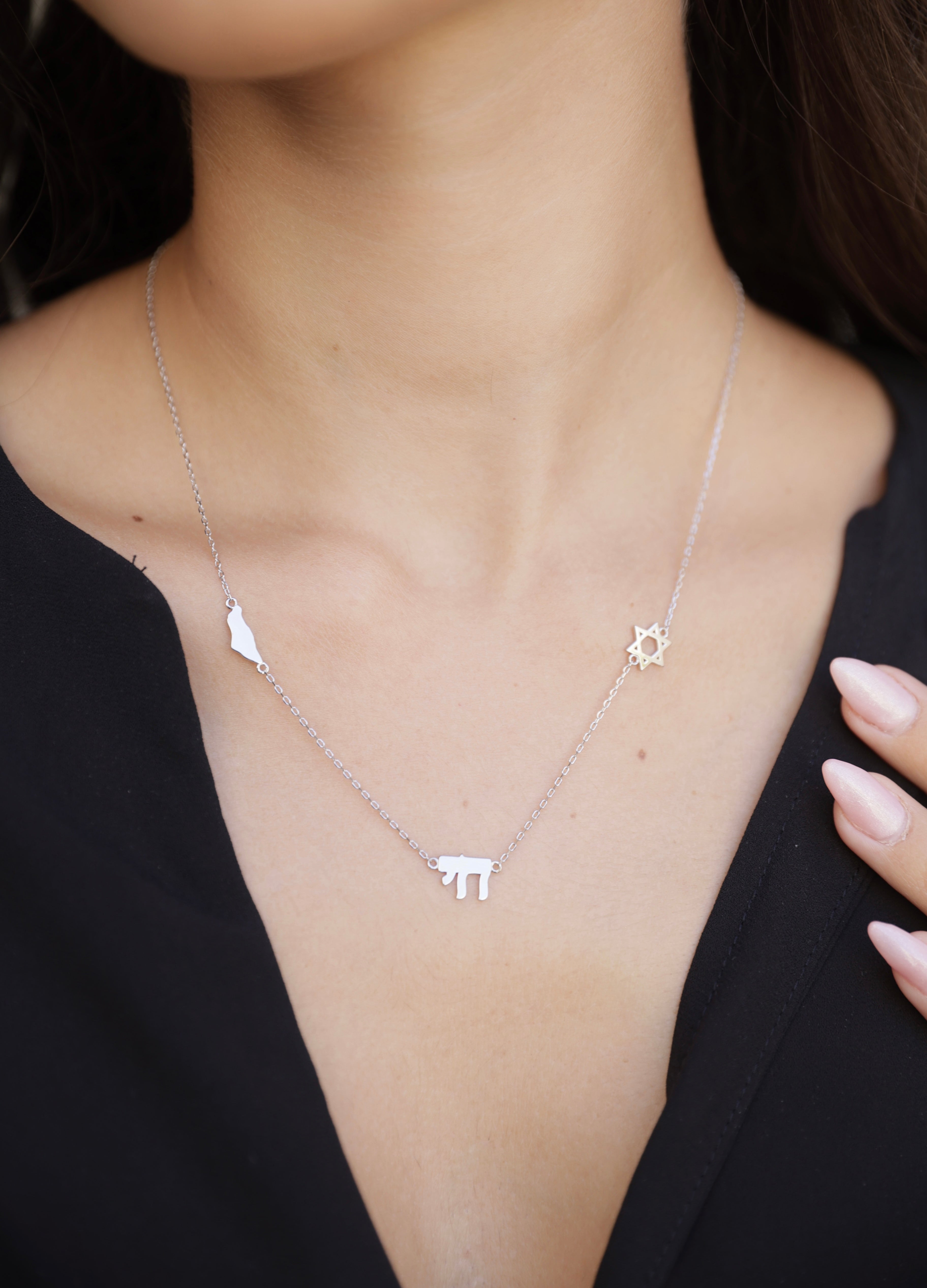 Kfir necklace Israel symbols