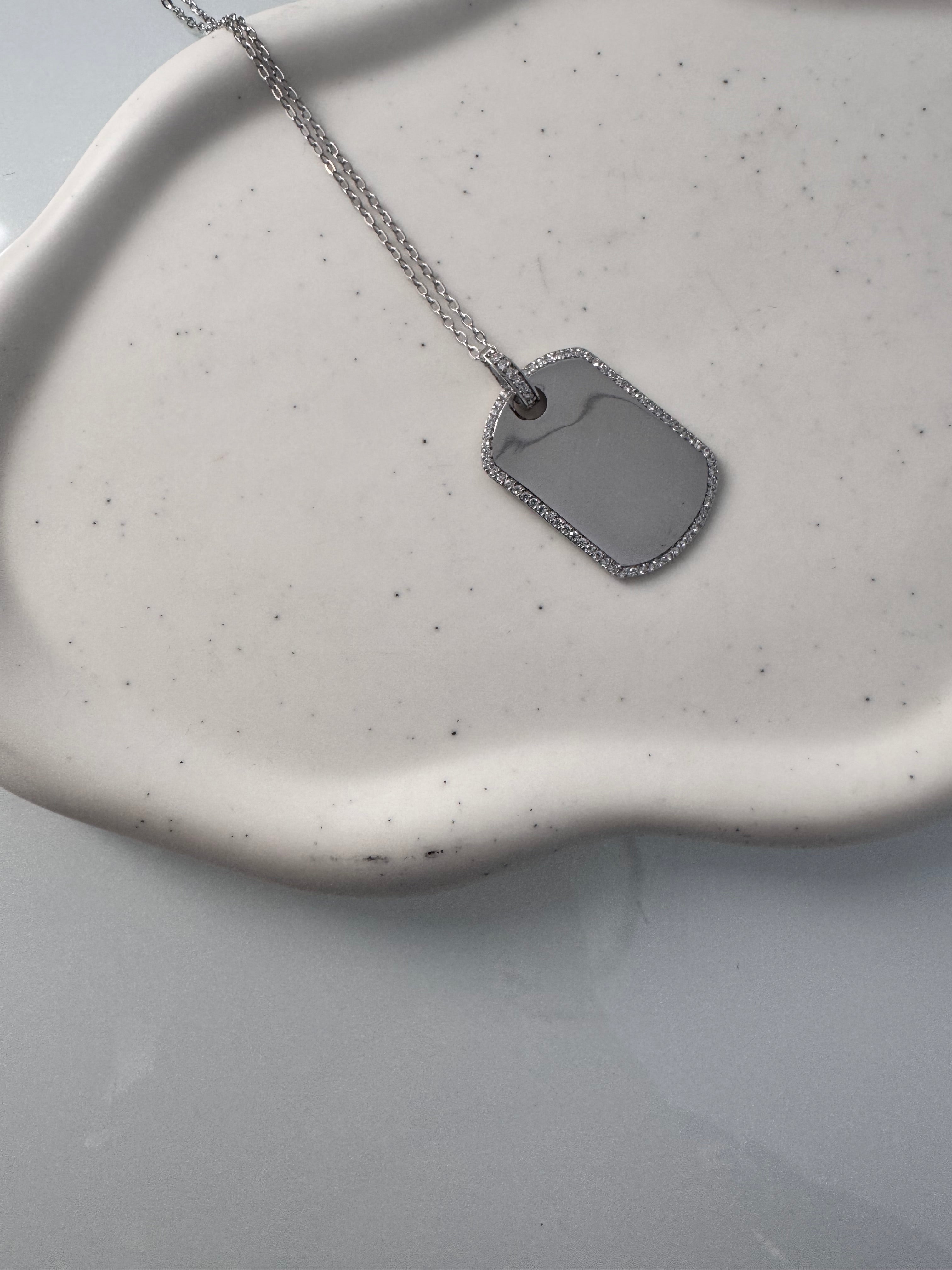 Disc Pendant Necklace