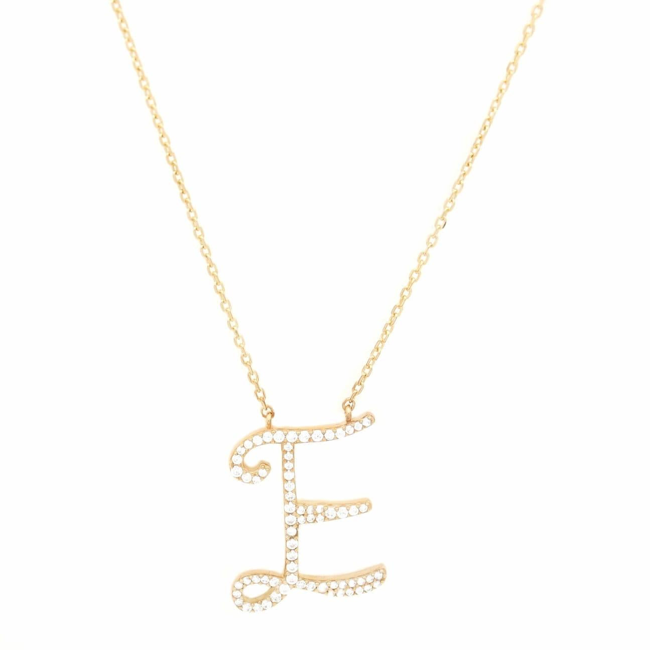 Gold plated letter nacklace