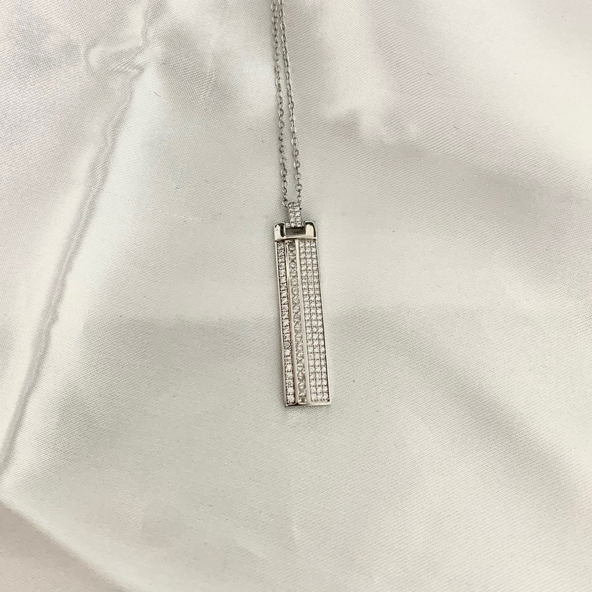 Rectangular Pendant Necklace