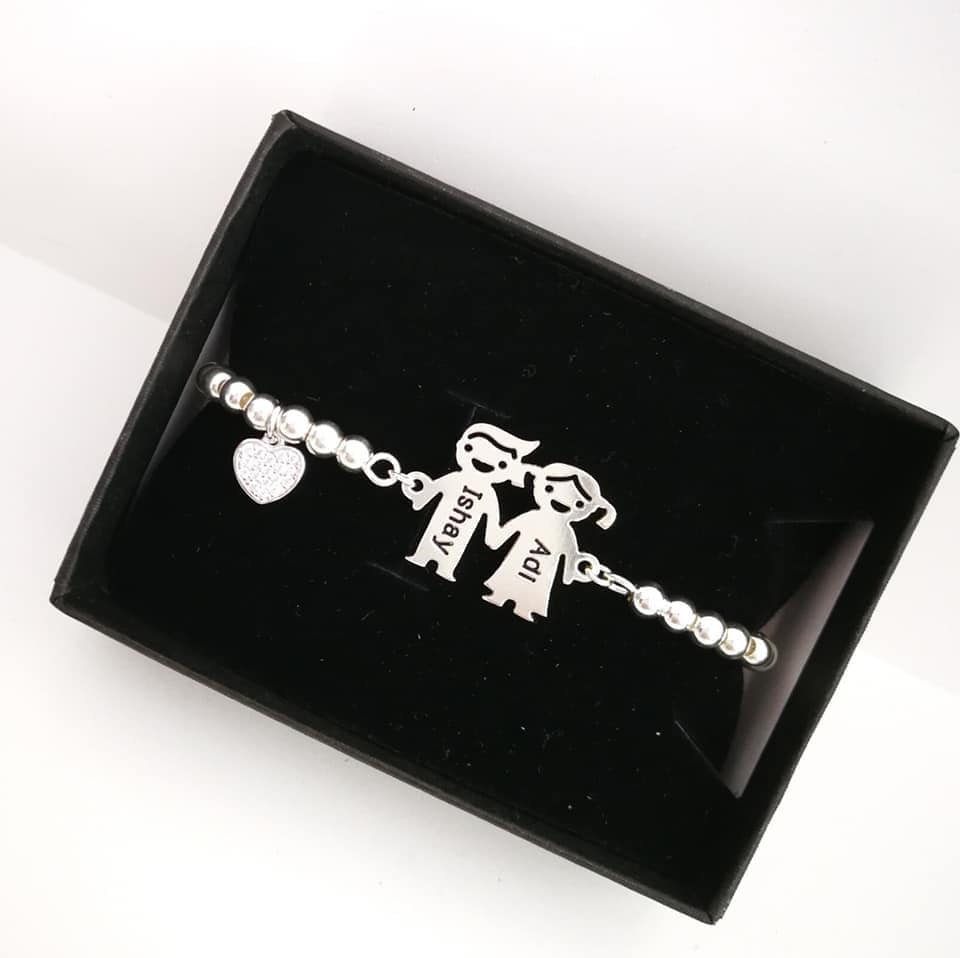 Children's figures bracelet