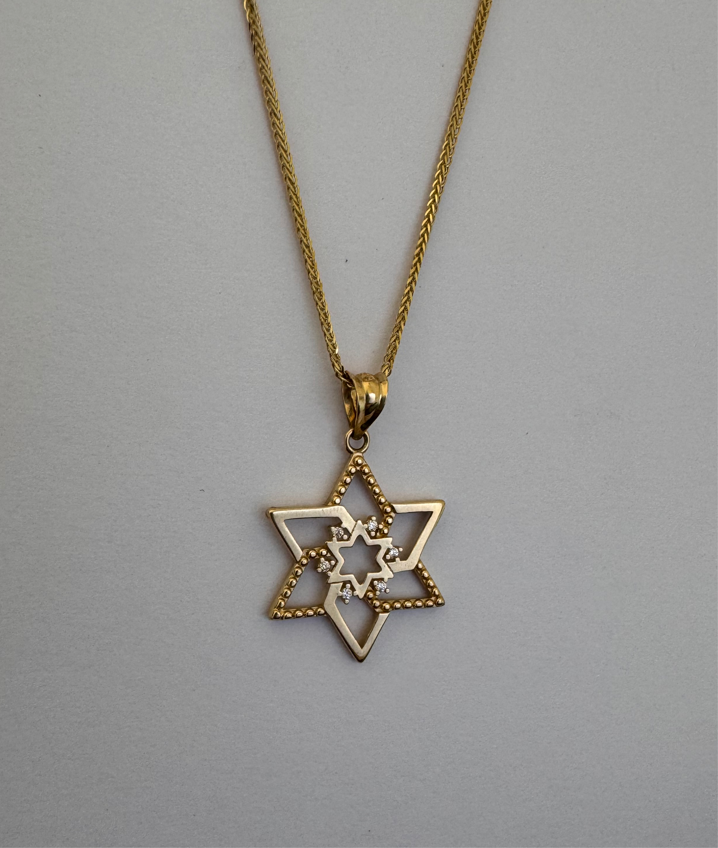 14K Magen David Necklace