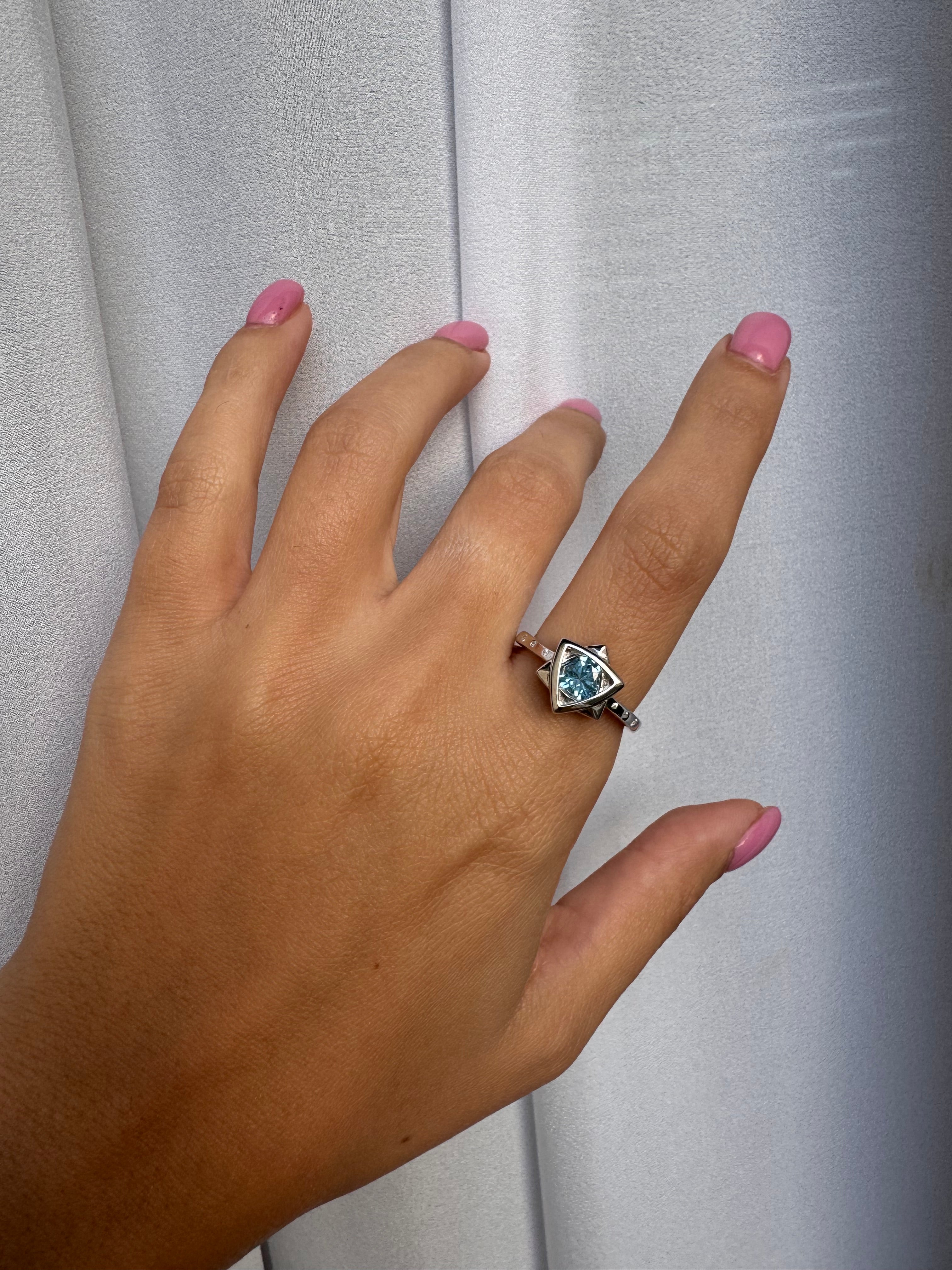 Blue Ocean Magen David ring