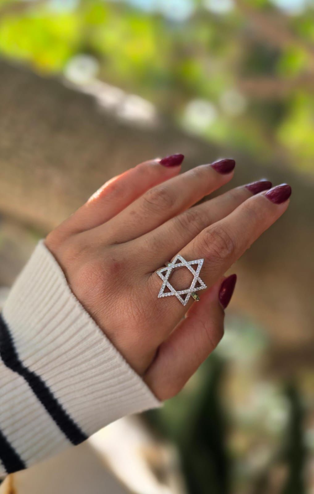 Magen david ring