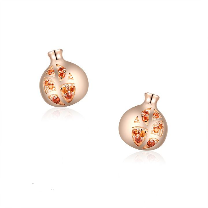 Pomegranate earrings