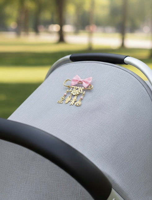 Welded Name Baby Stroller Pin