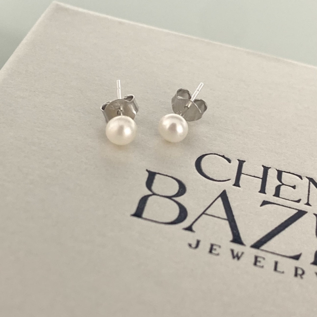 Tiny Pearl Earrings