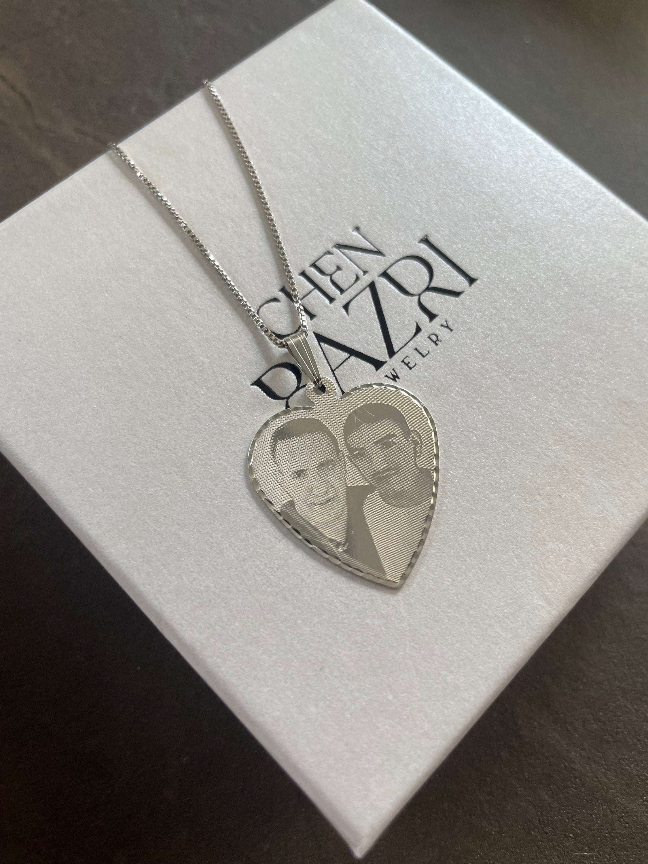 Customized photo necklace