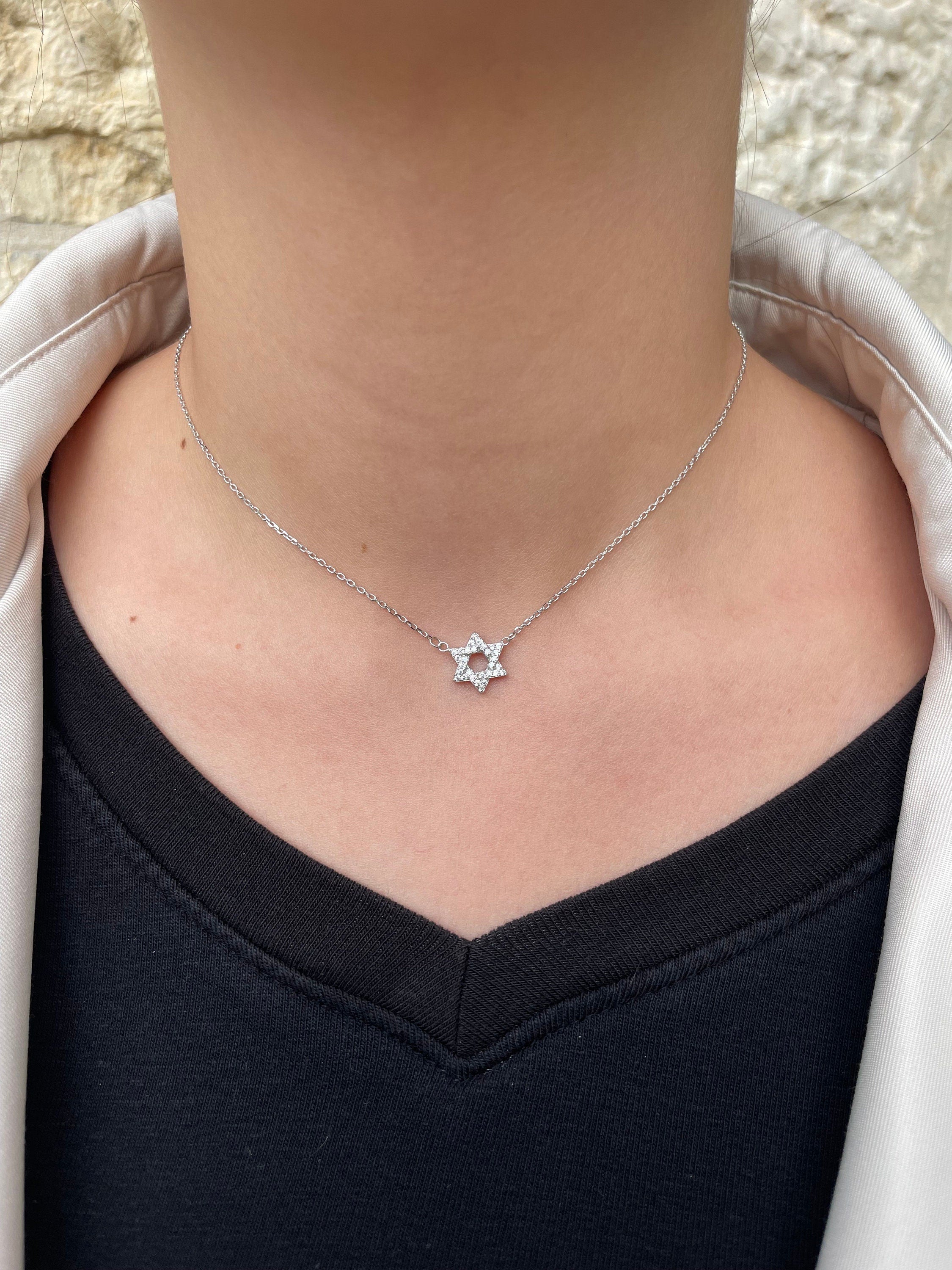 Mini Star of David Pendant necklace