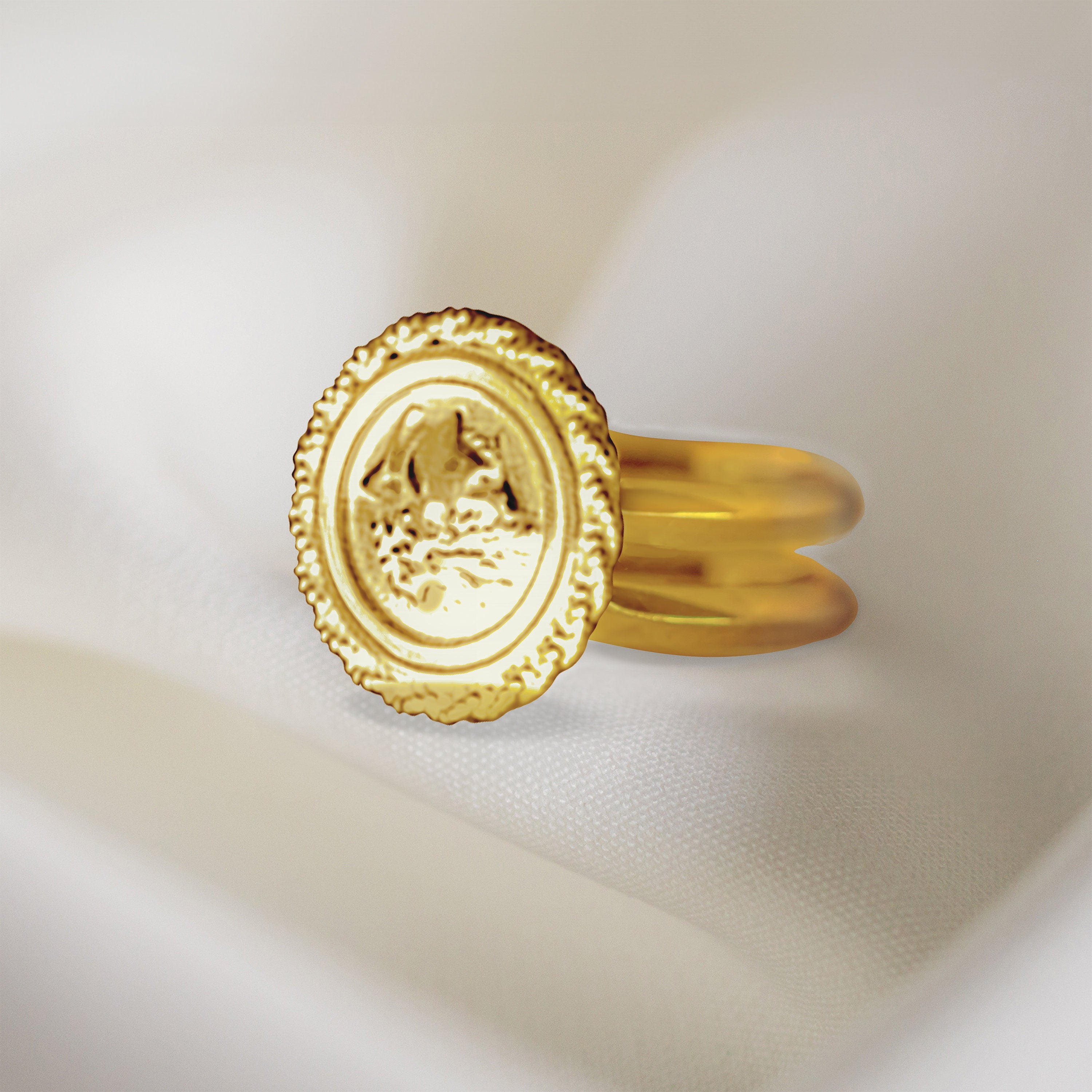 Vintage coin ring