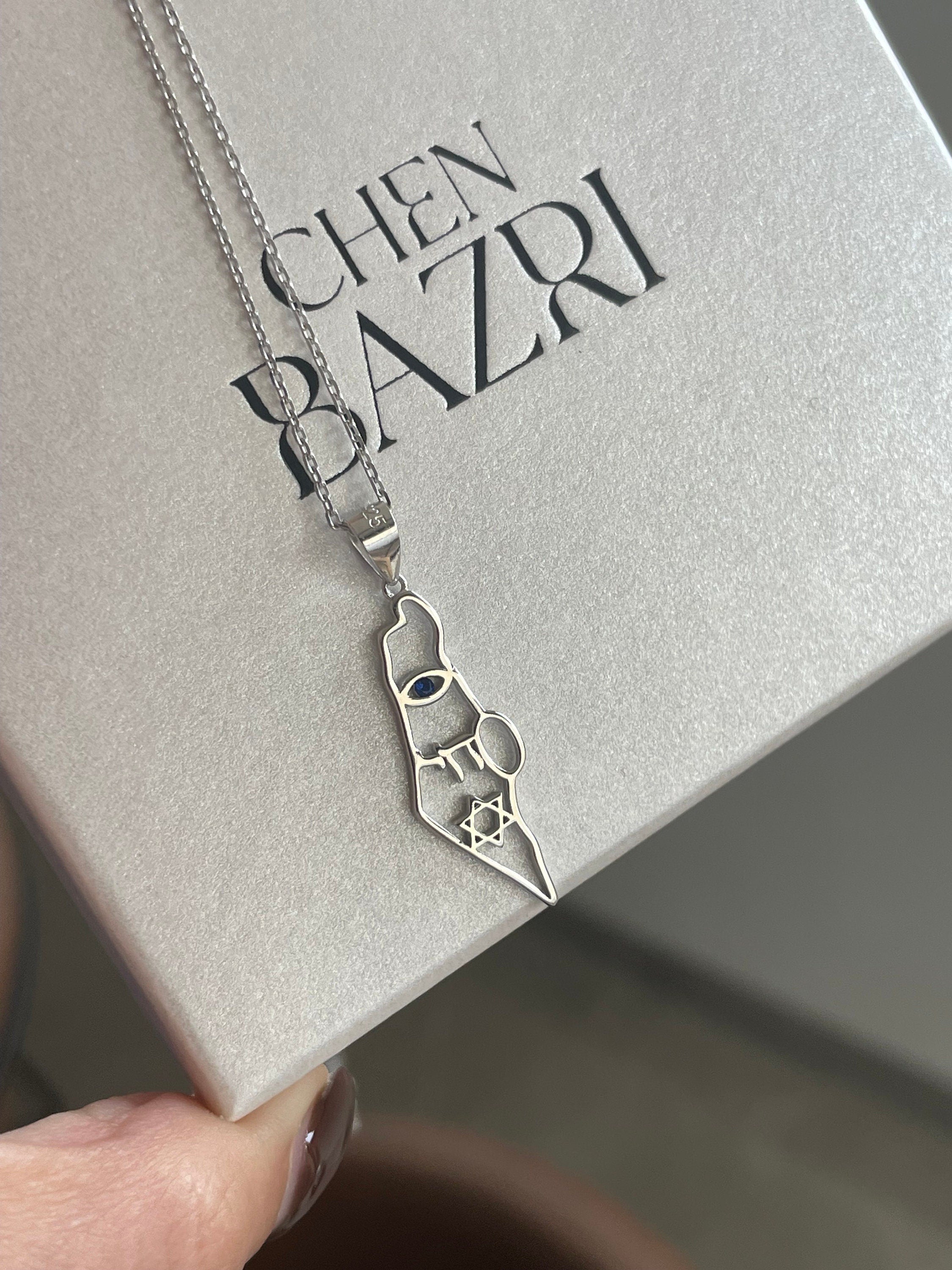 Israel Map Pendant