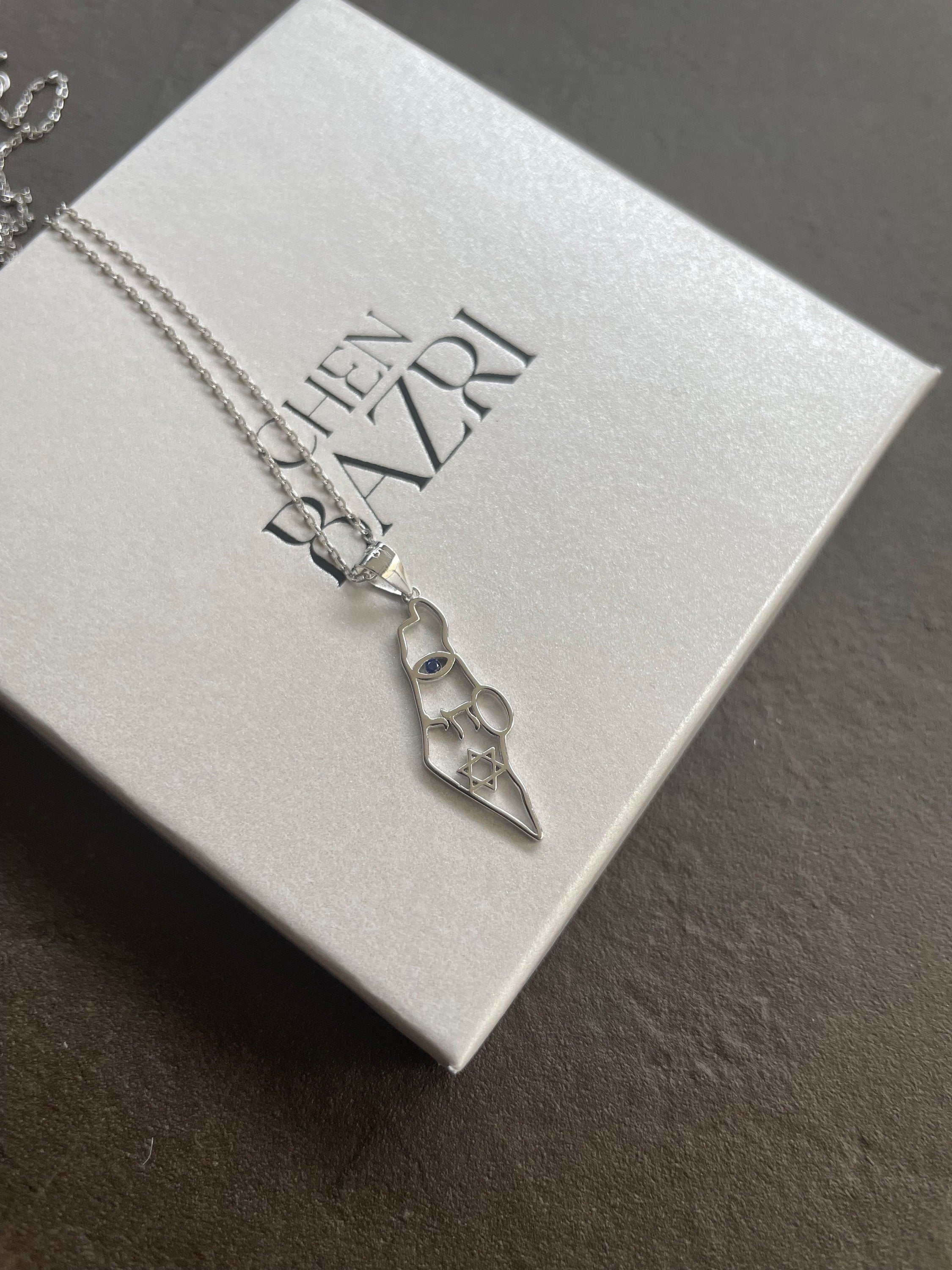 Israel Map Pendant