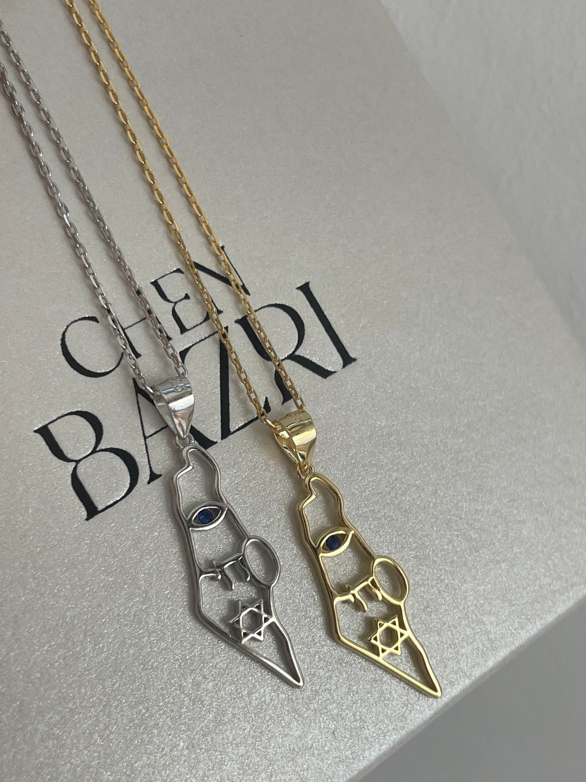 Israel Map Pendant