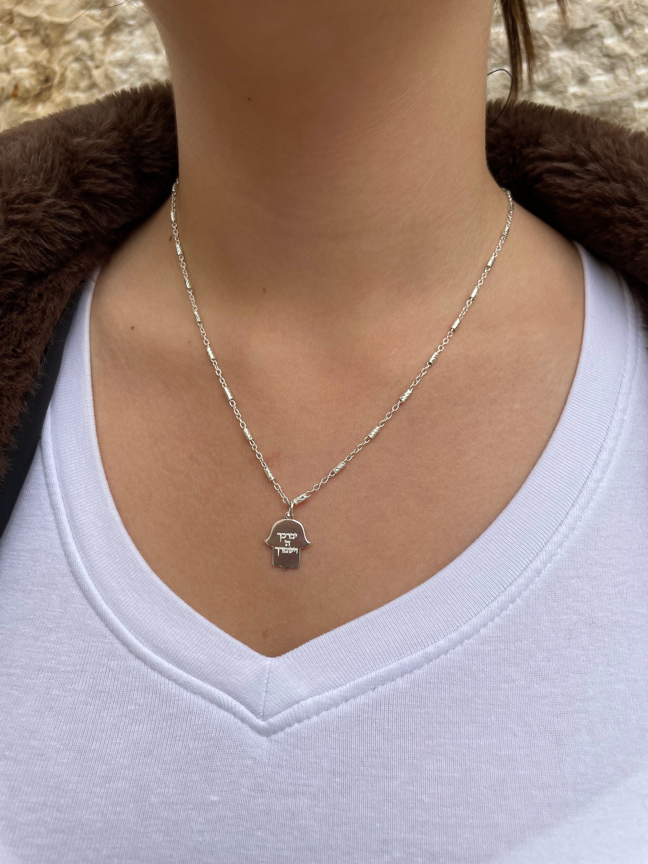 Hamsa Pendant Necklace