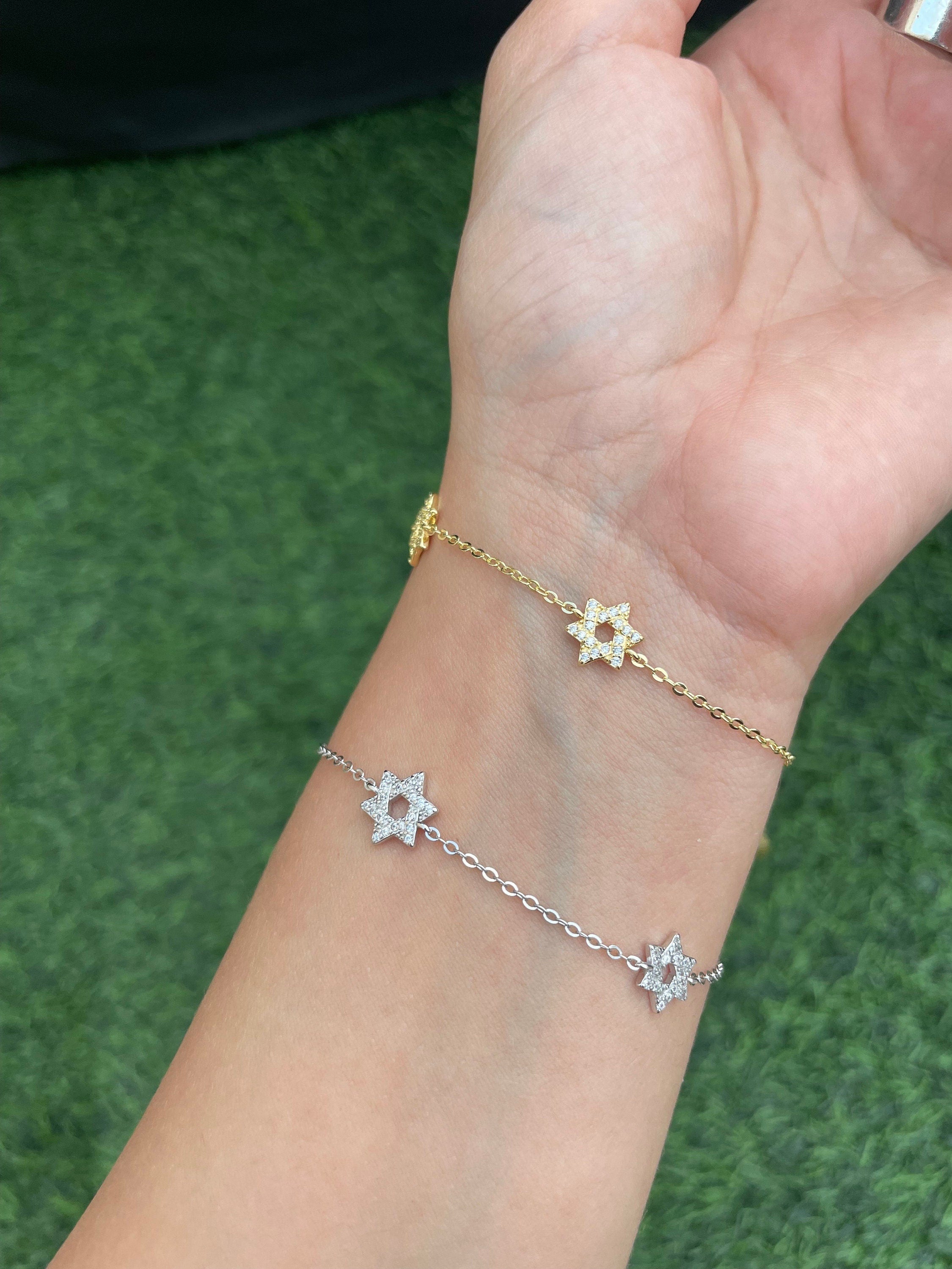 Trio Star of David bracelet