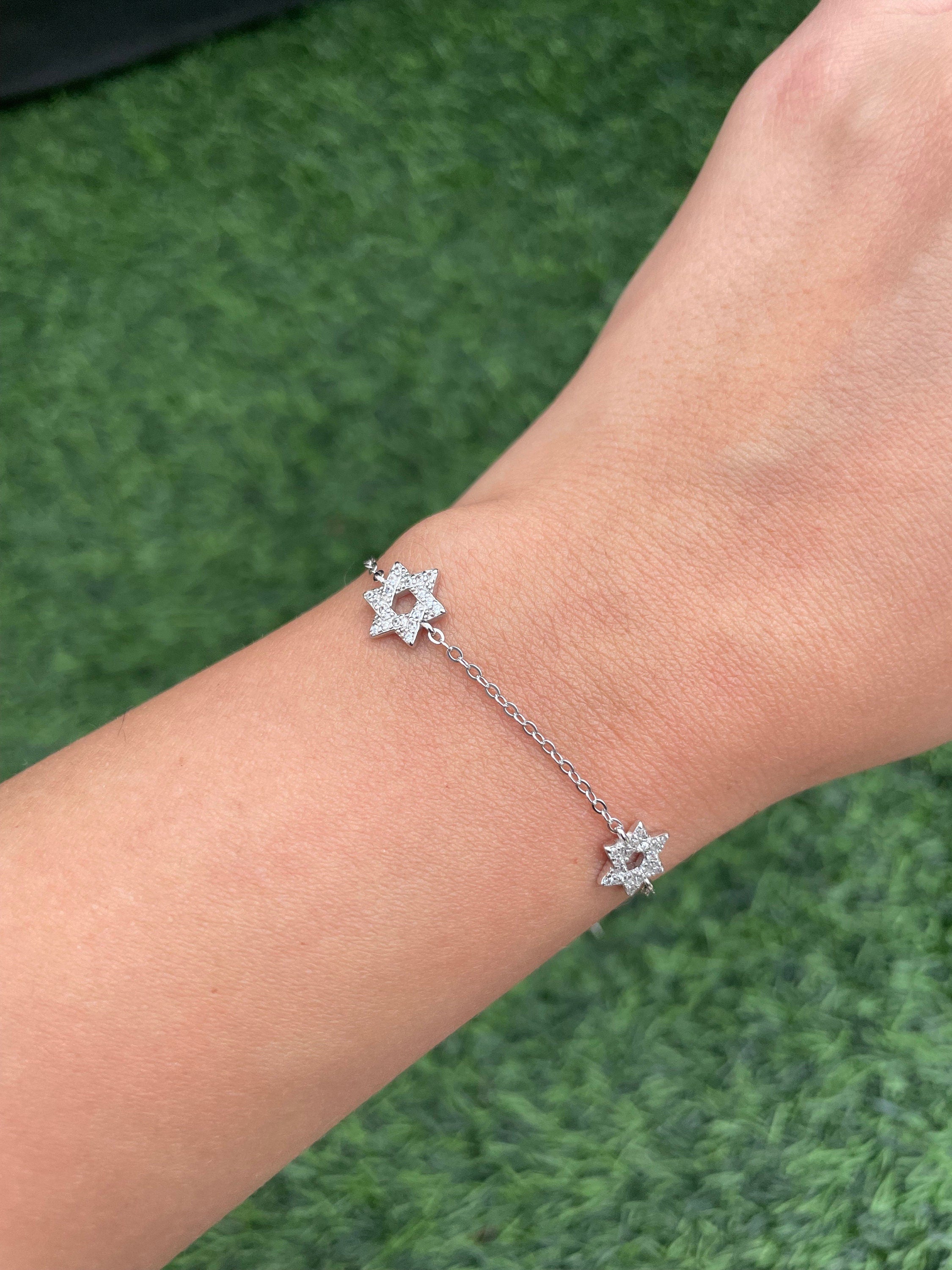 Trio Star of David bracelet