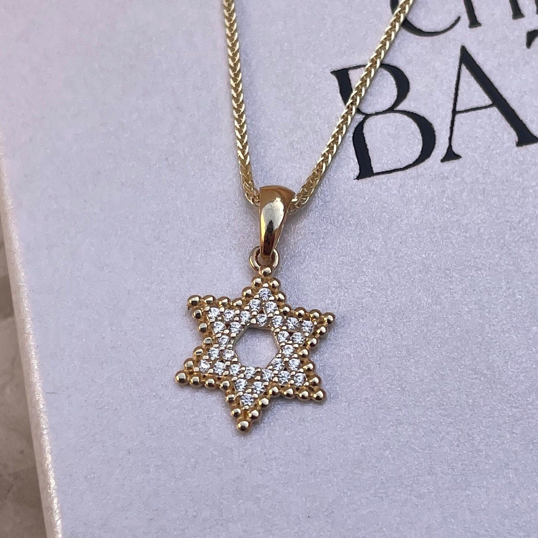 14k Magen David Necklace