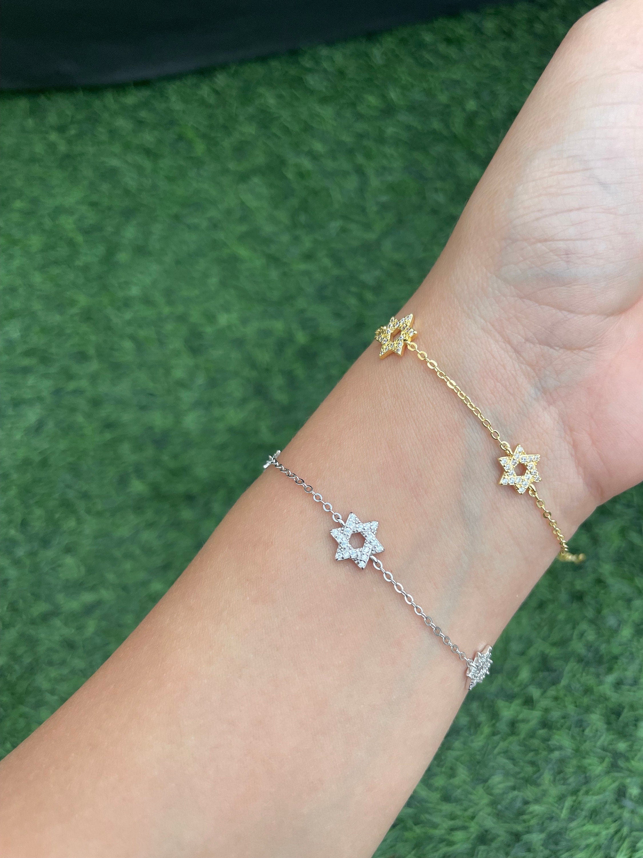 Trio Star of David bracelet