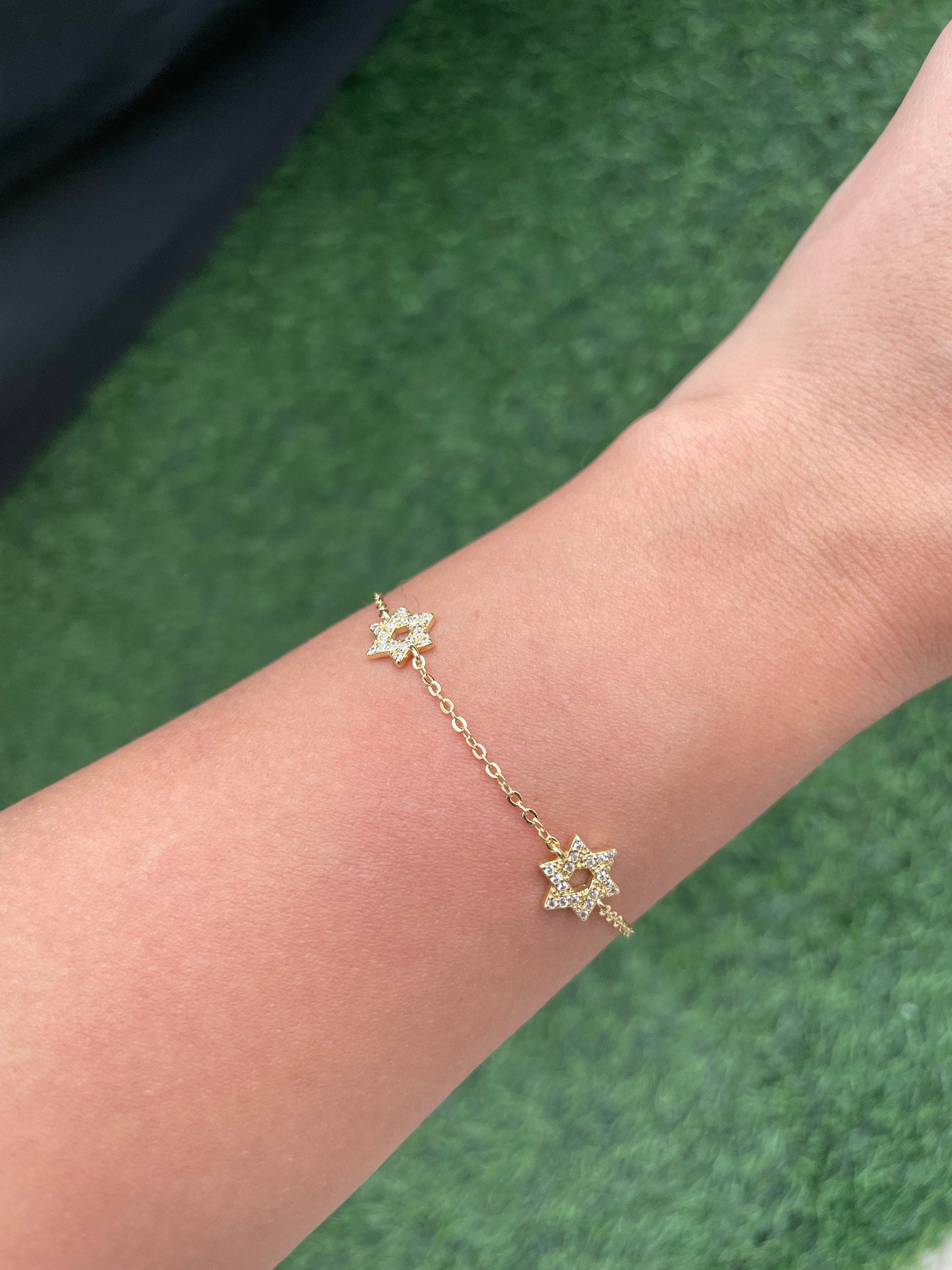 Trio Star of David bracelet