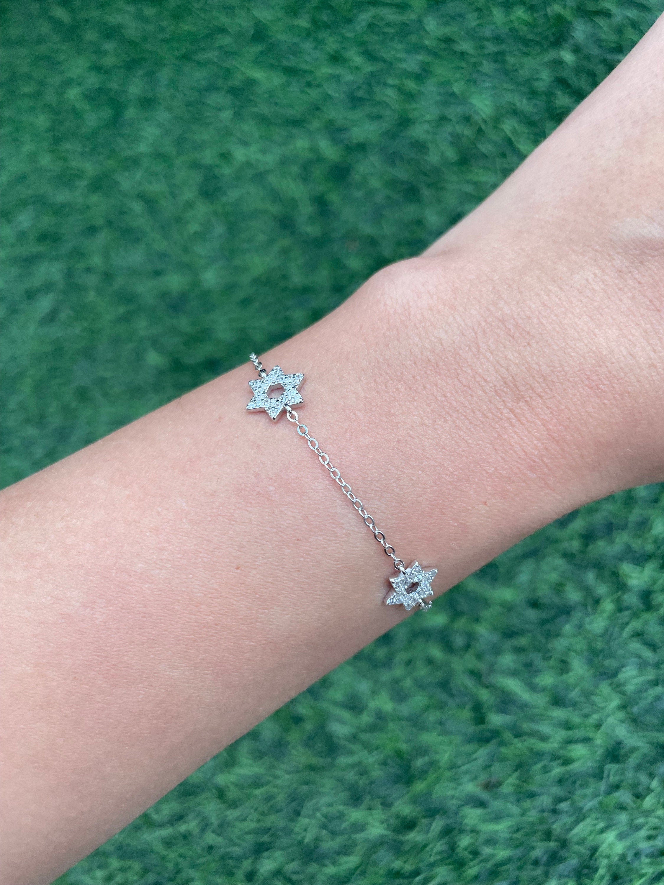 Trio Star of David bracelet