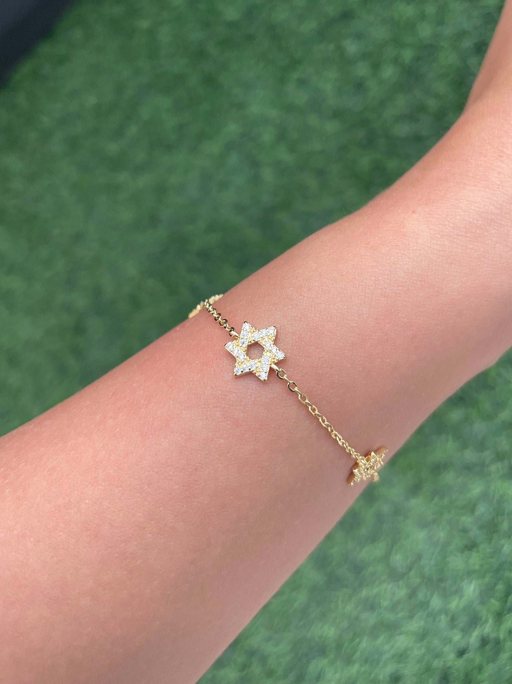 Trio Star of David bracelet